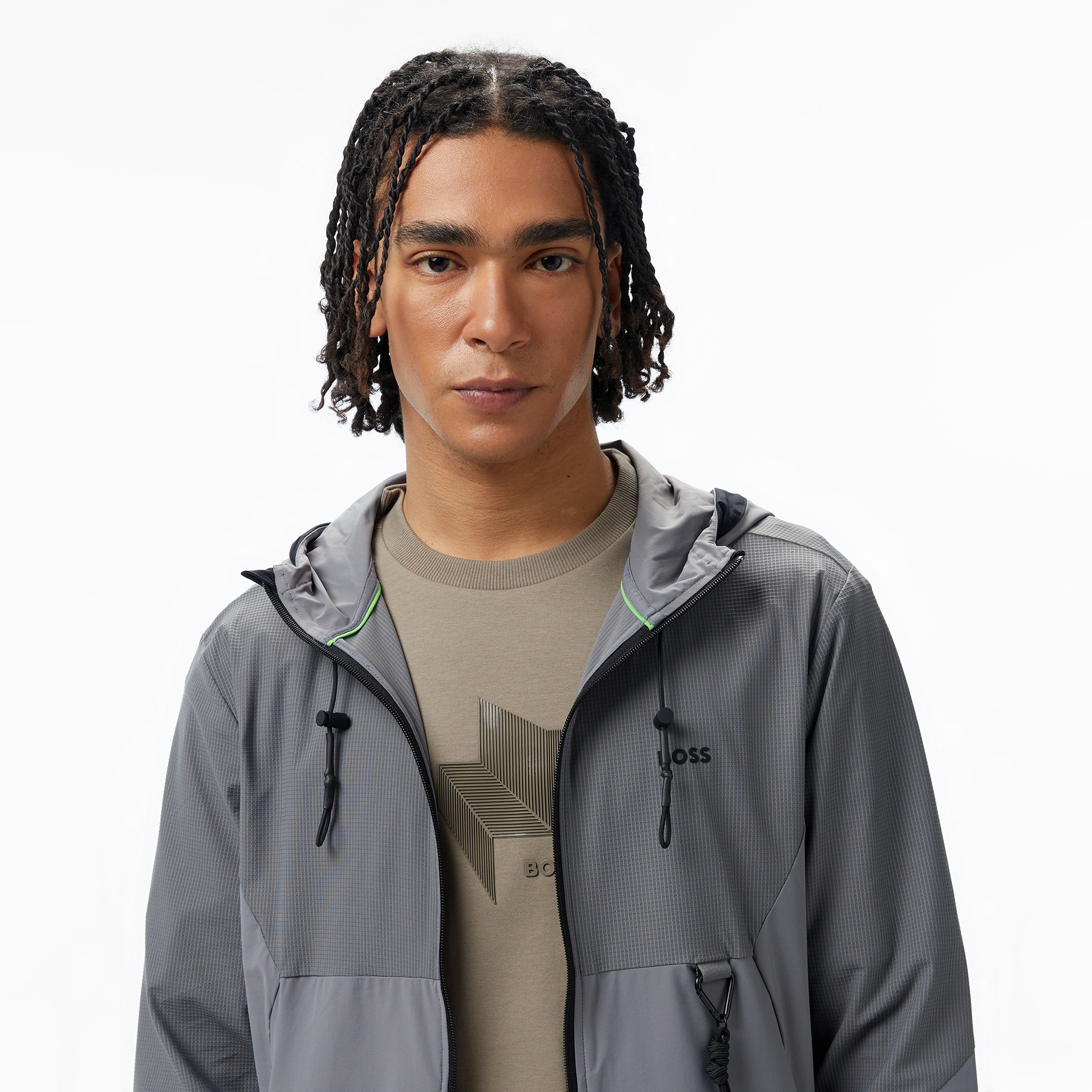 Boss Erkek Bej Sweatshirt