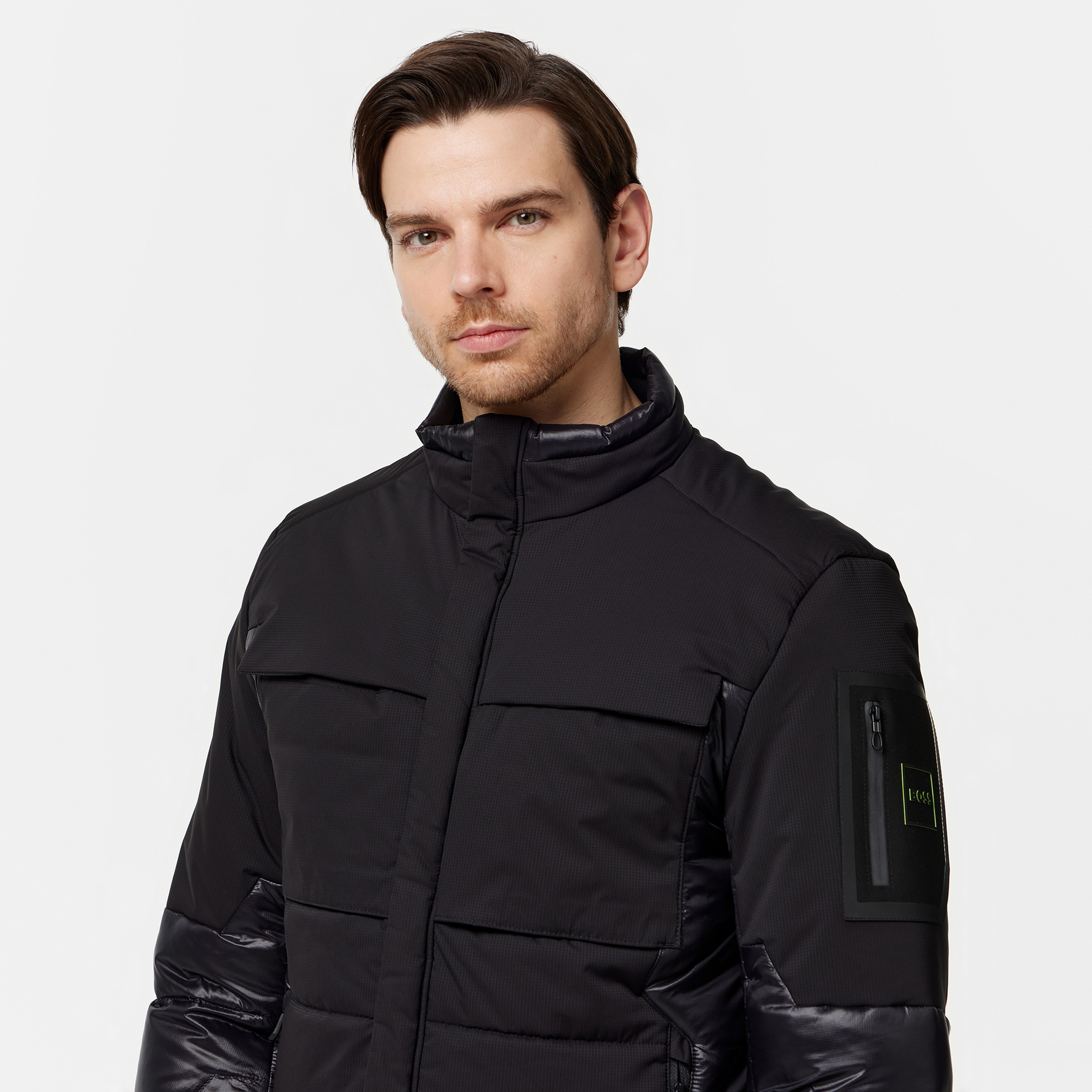 Boss Erkek Siyah Mont