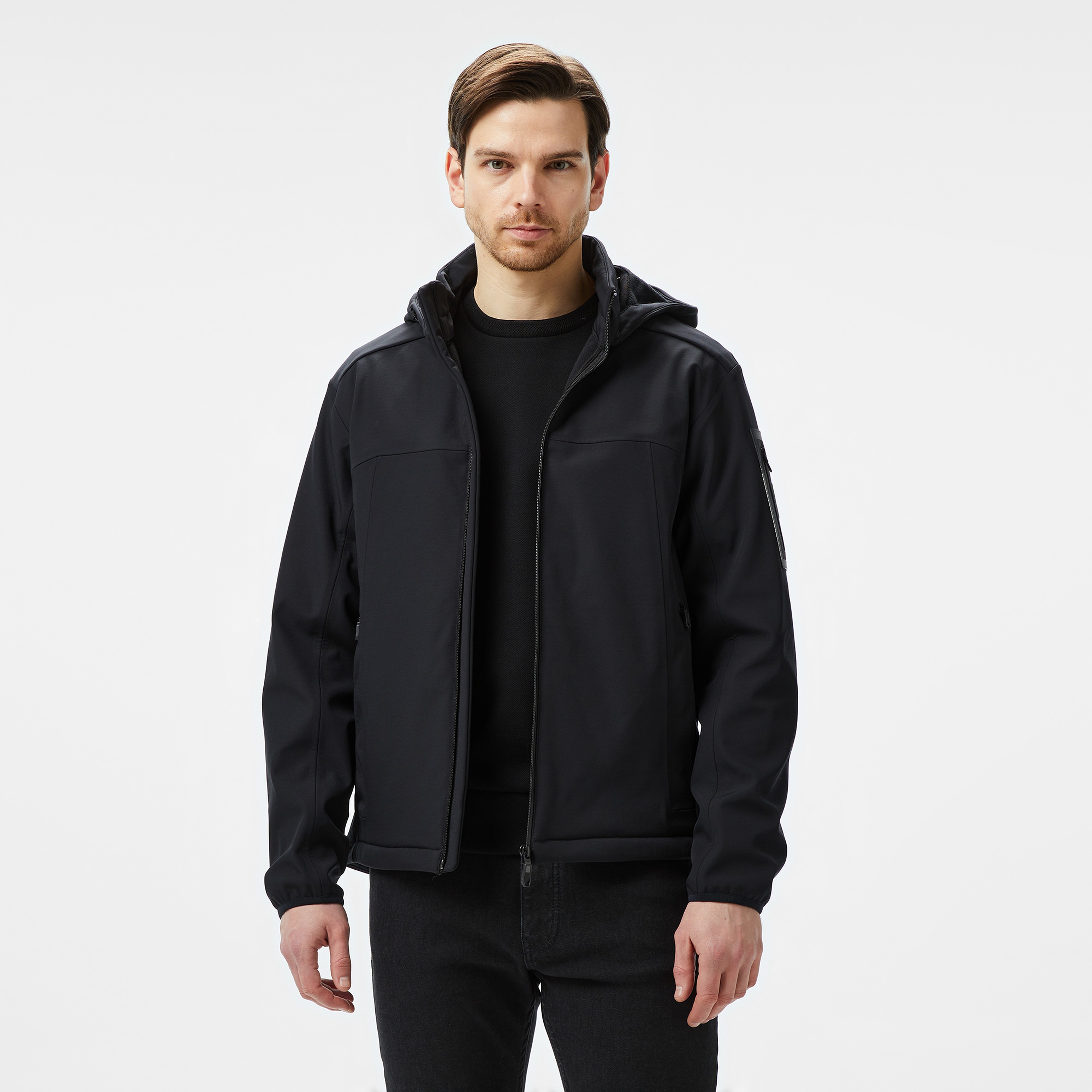 Boss Erkek Siyah Mont