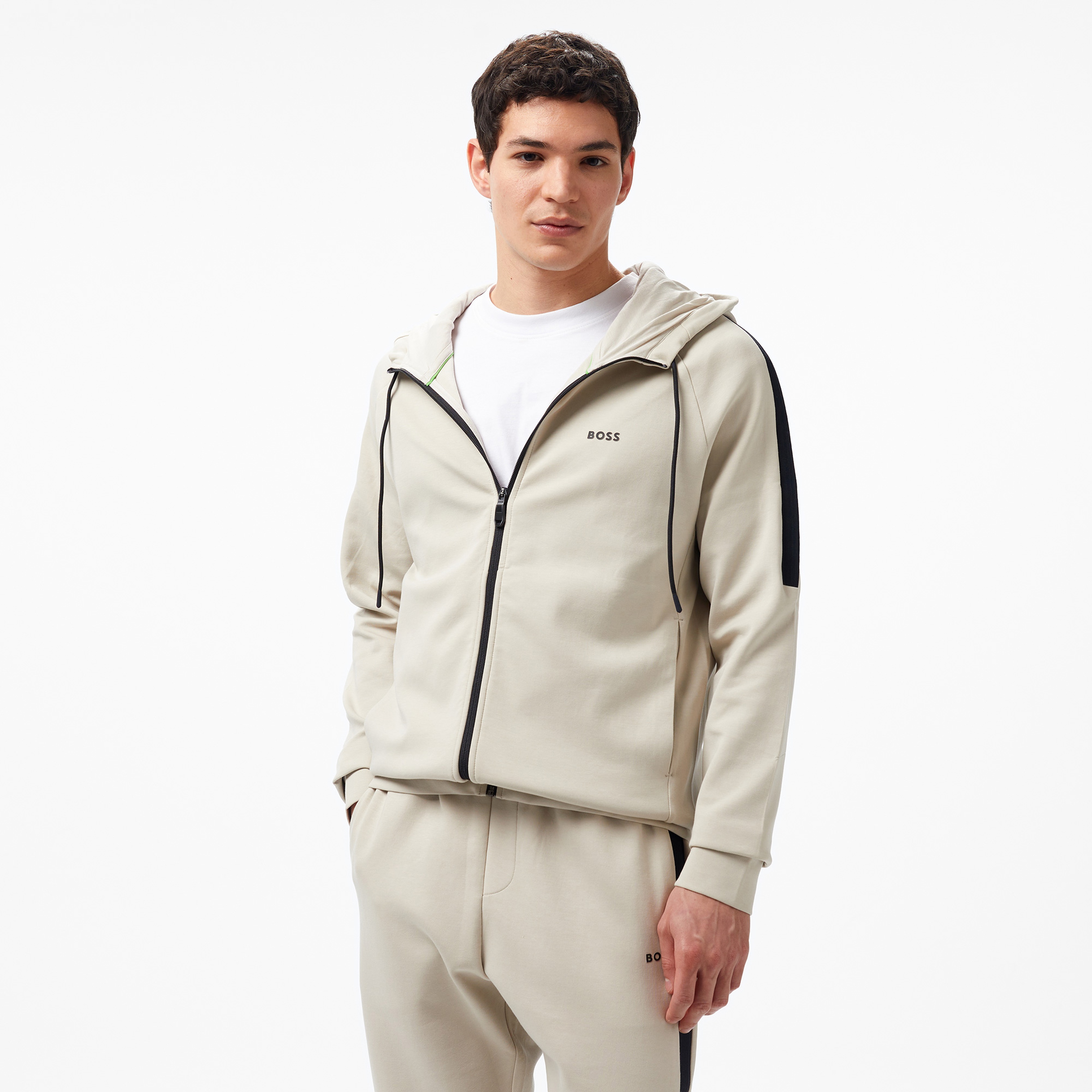 Boss Erkek Bej Sweatshirt