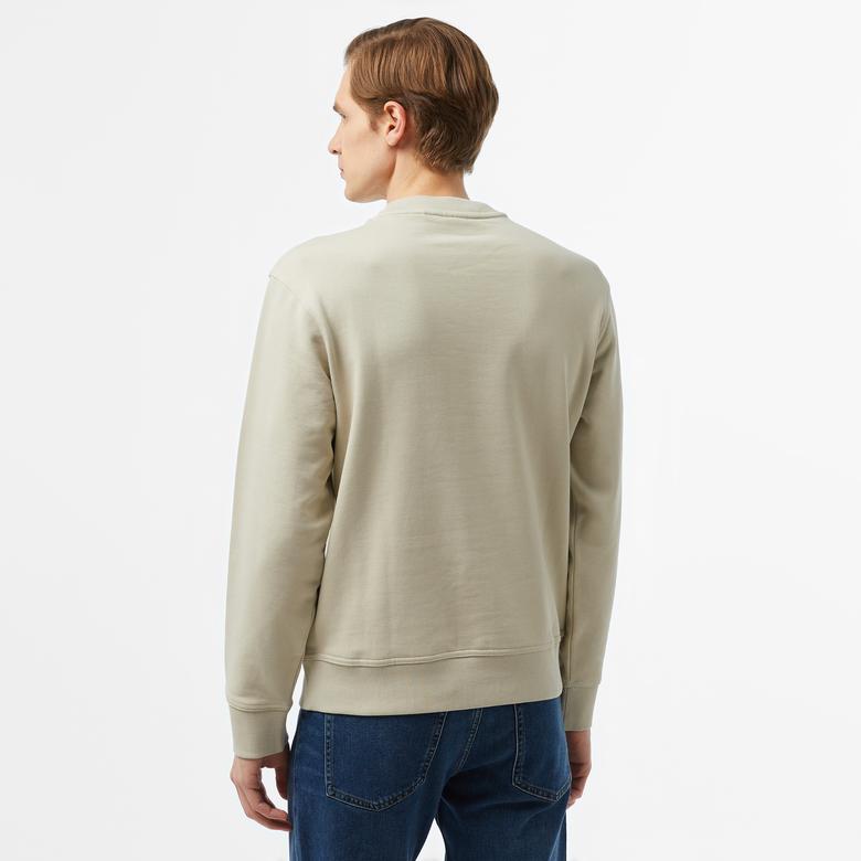 Boss Erkek Bej Sweatshirt