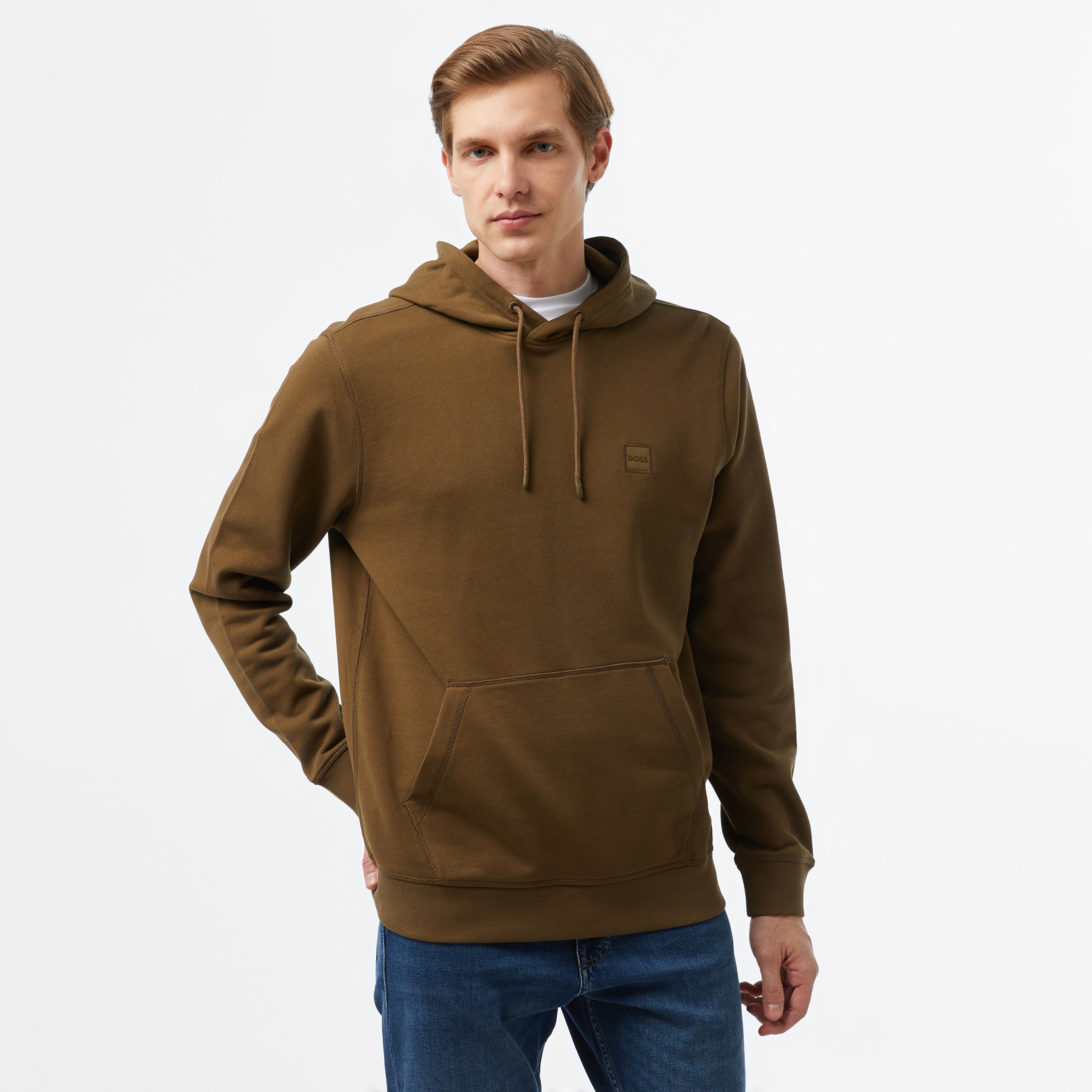 Boss Erkek Yeşil Sweatshirt