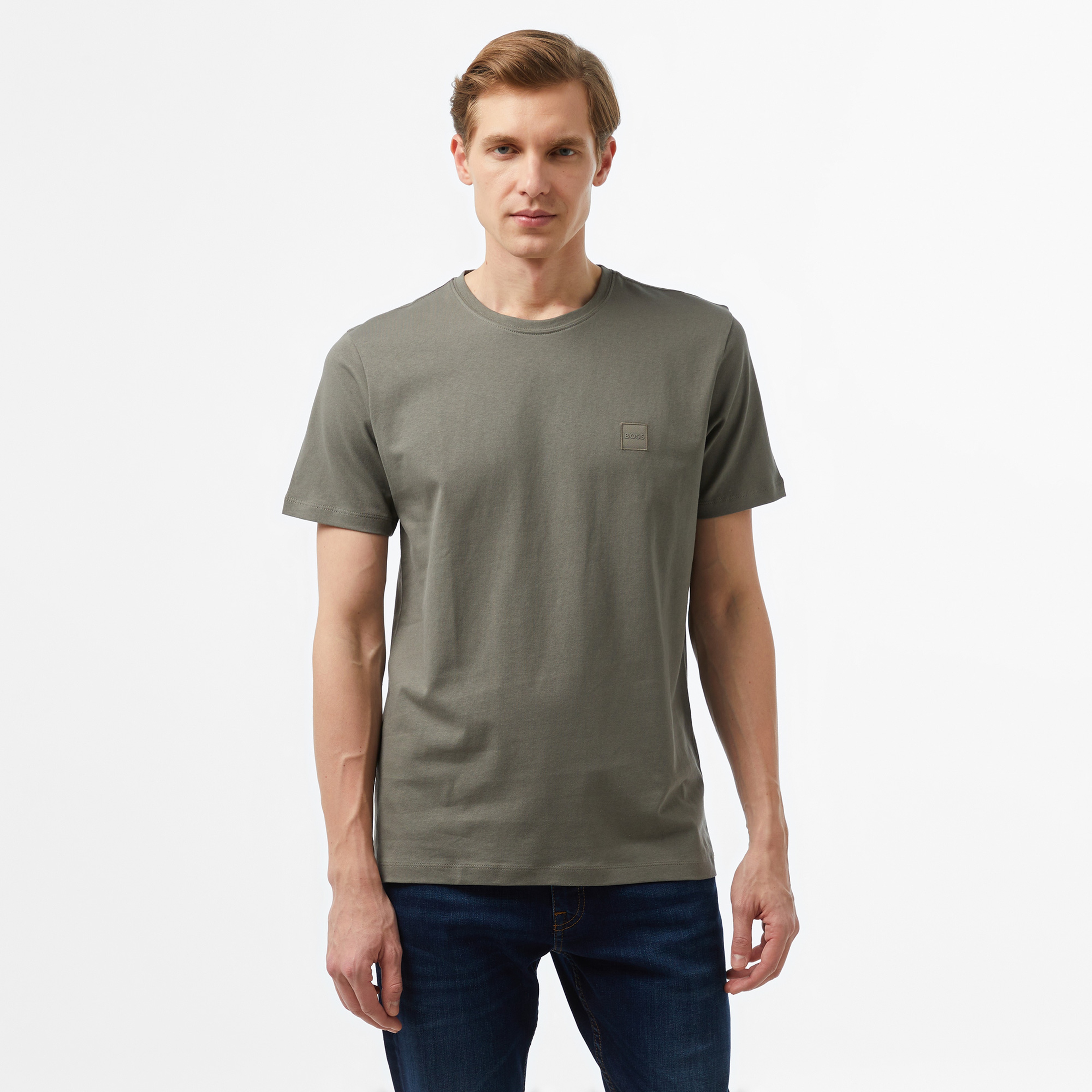 Boss Erkek Gri T-Shirt