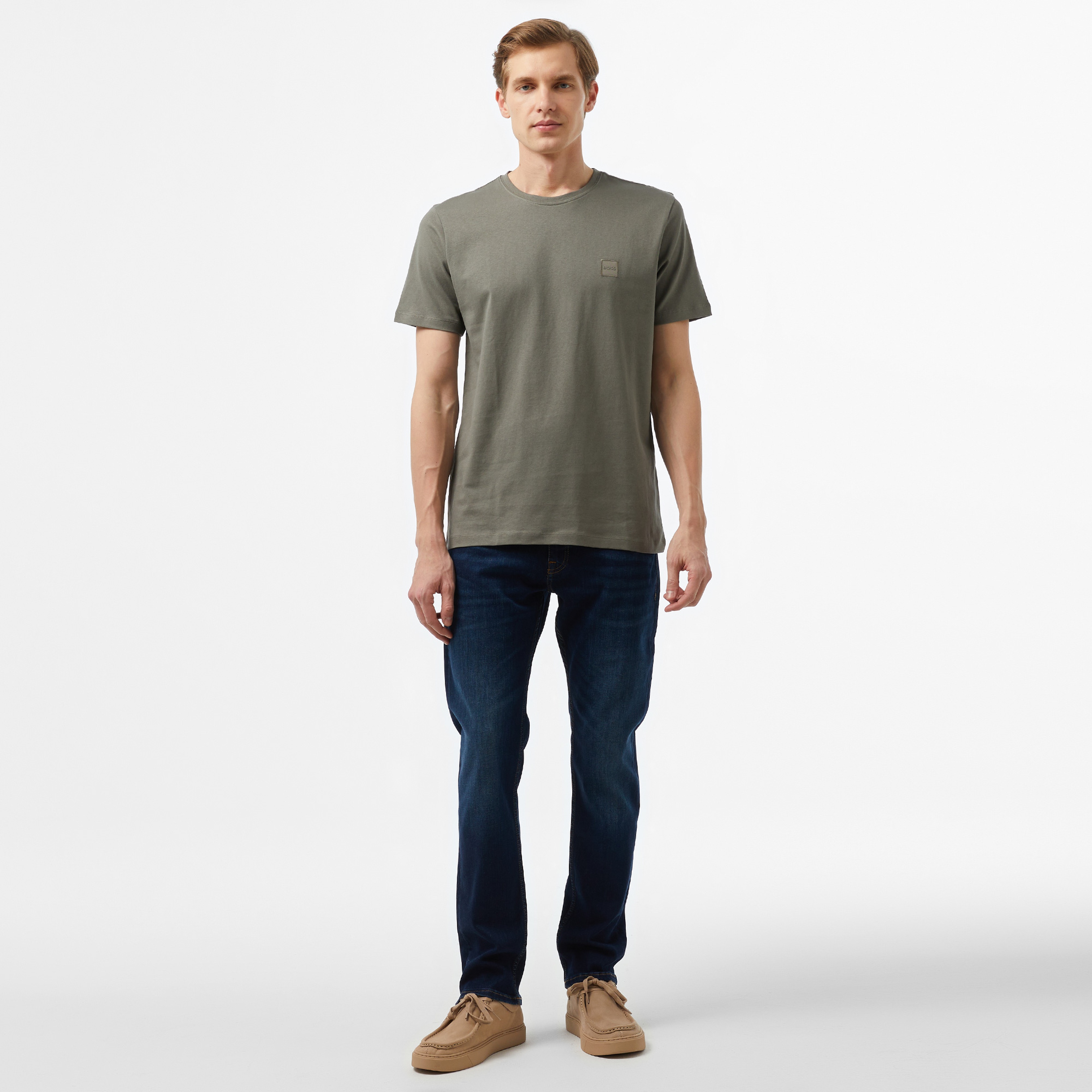 Boss Erkek Gri T-Shirt