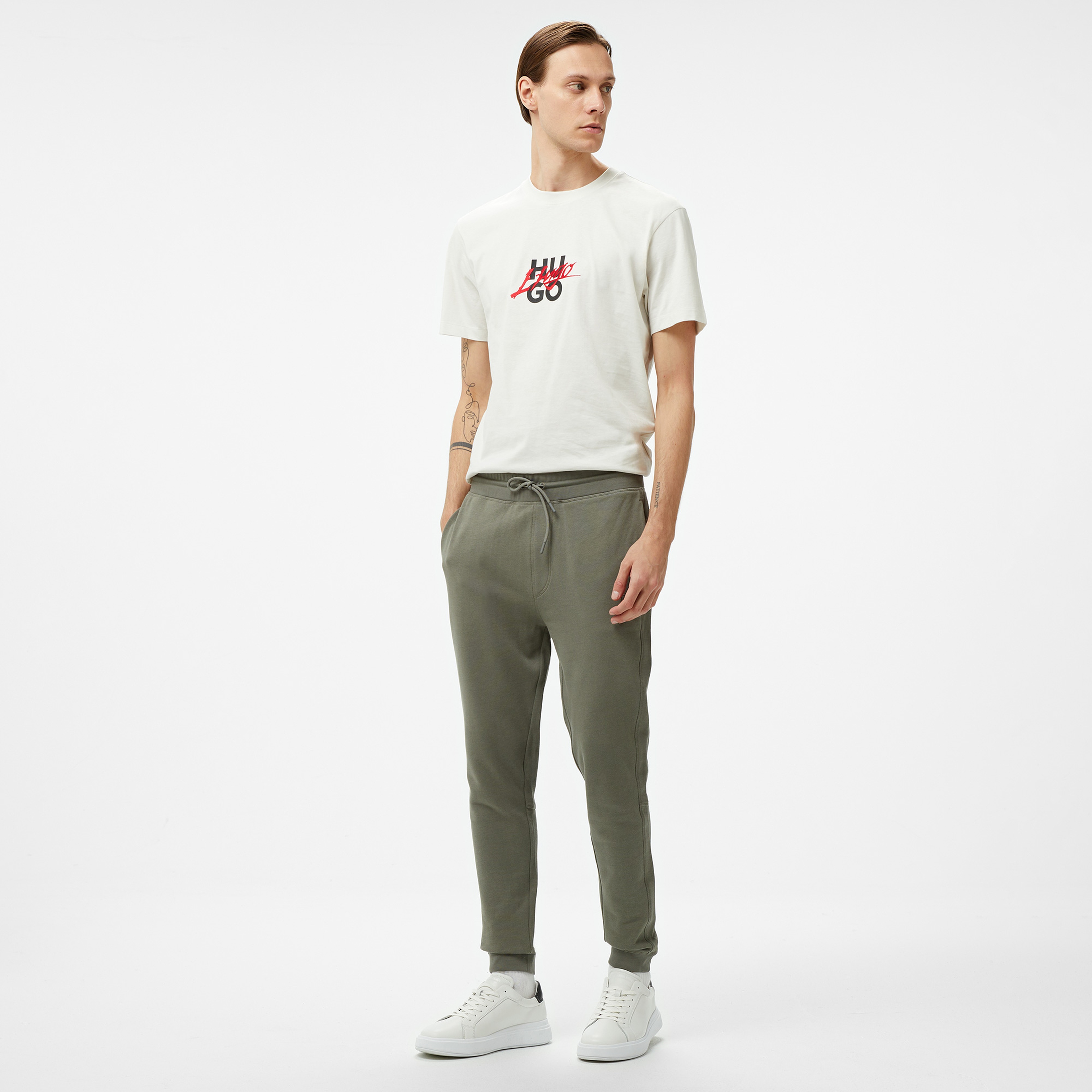 Boss Erkek Gri Eşofman Altı