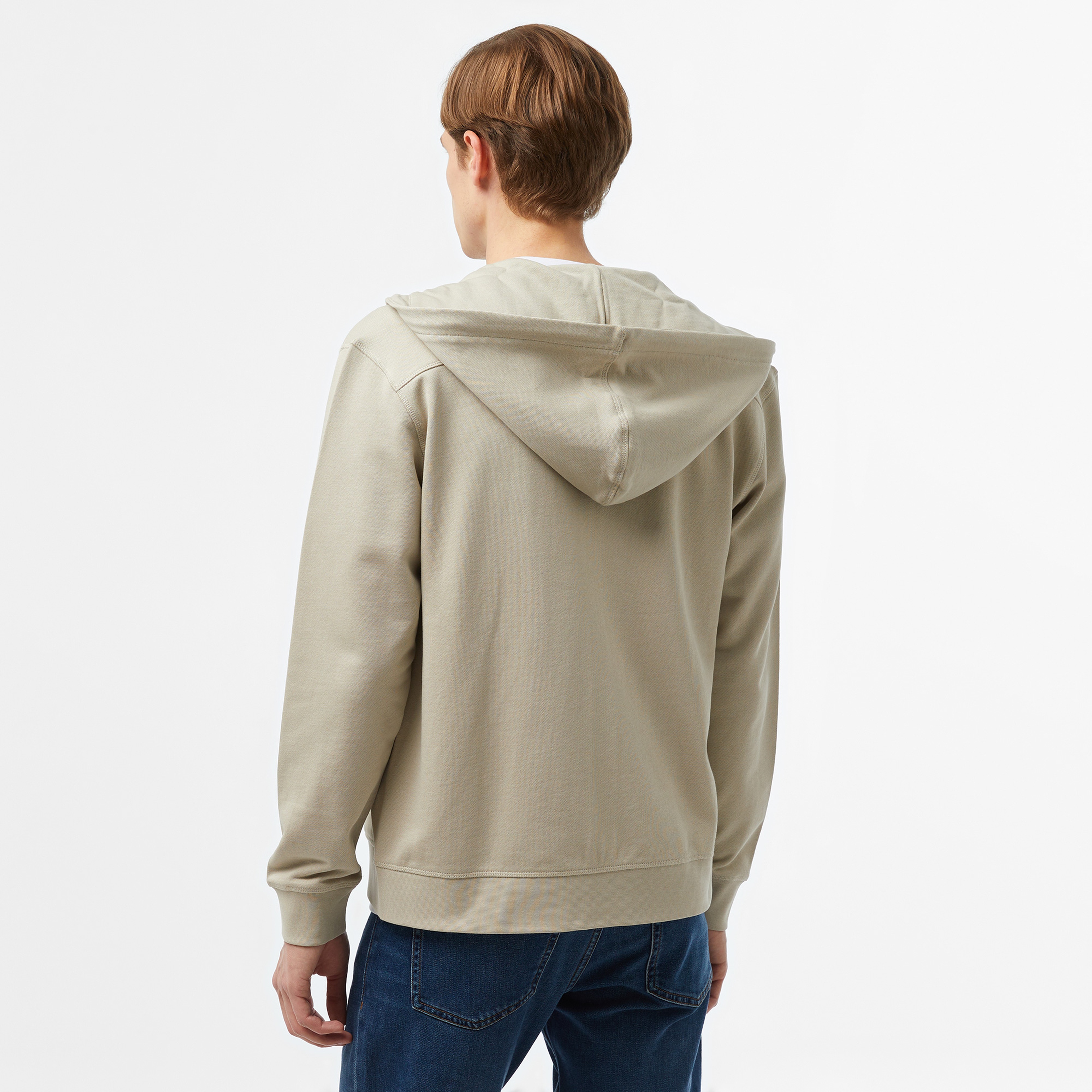 Boss Erkek Bej Sweatshirt