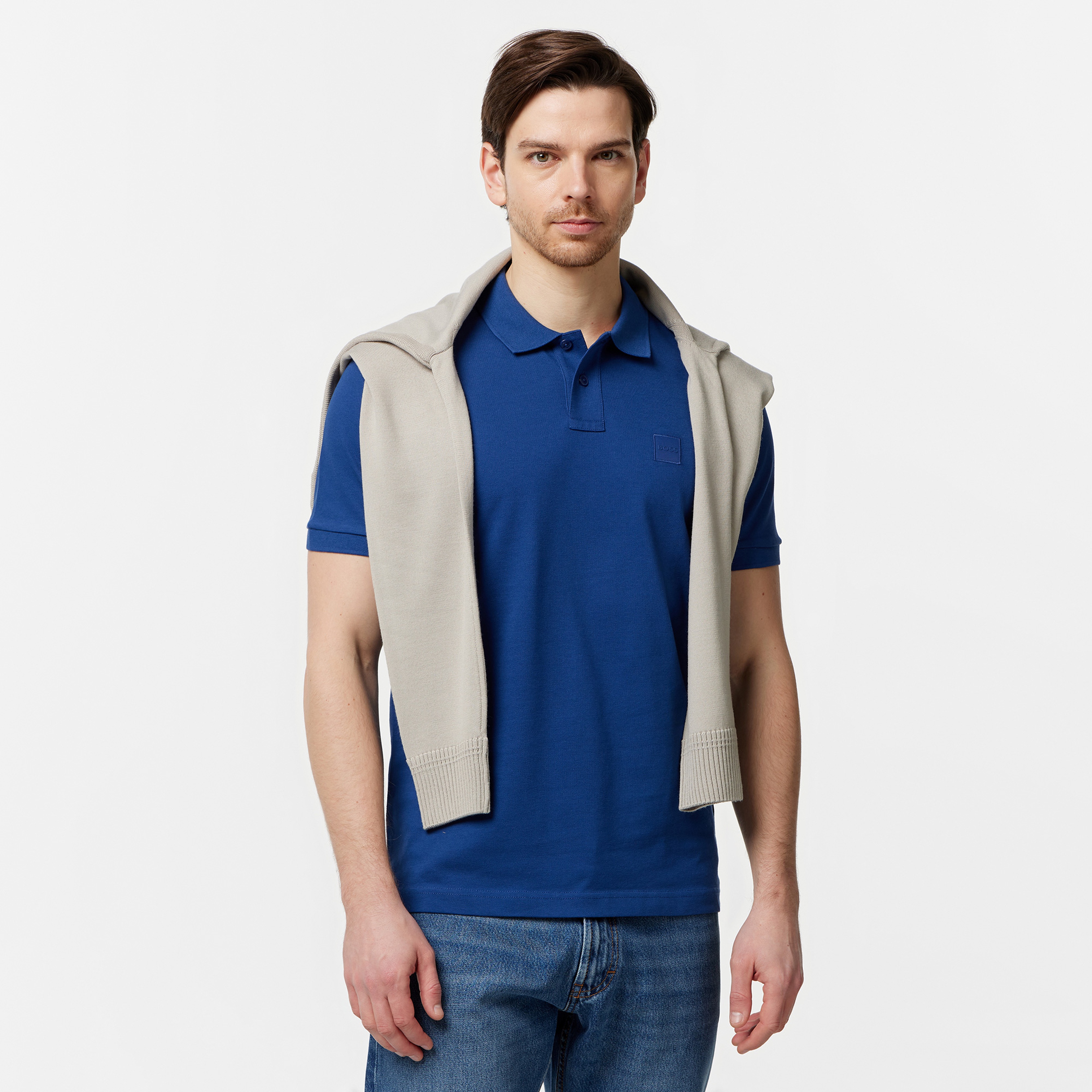 Boss Erkek Mavi Polo