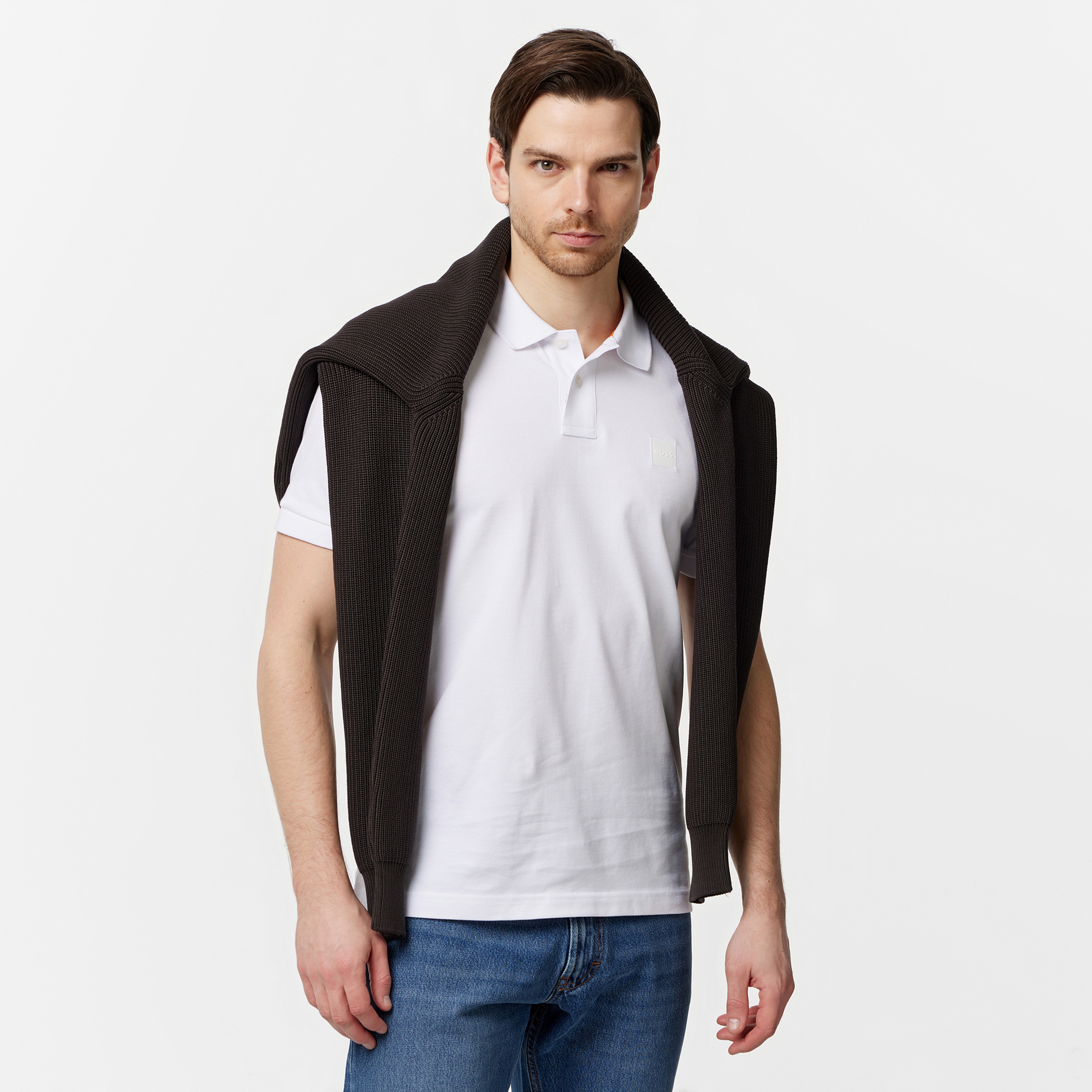 Boss Erkek Beyaz Polo