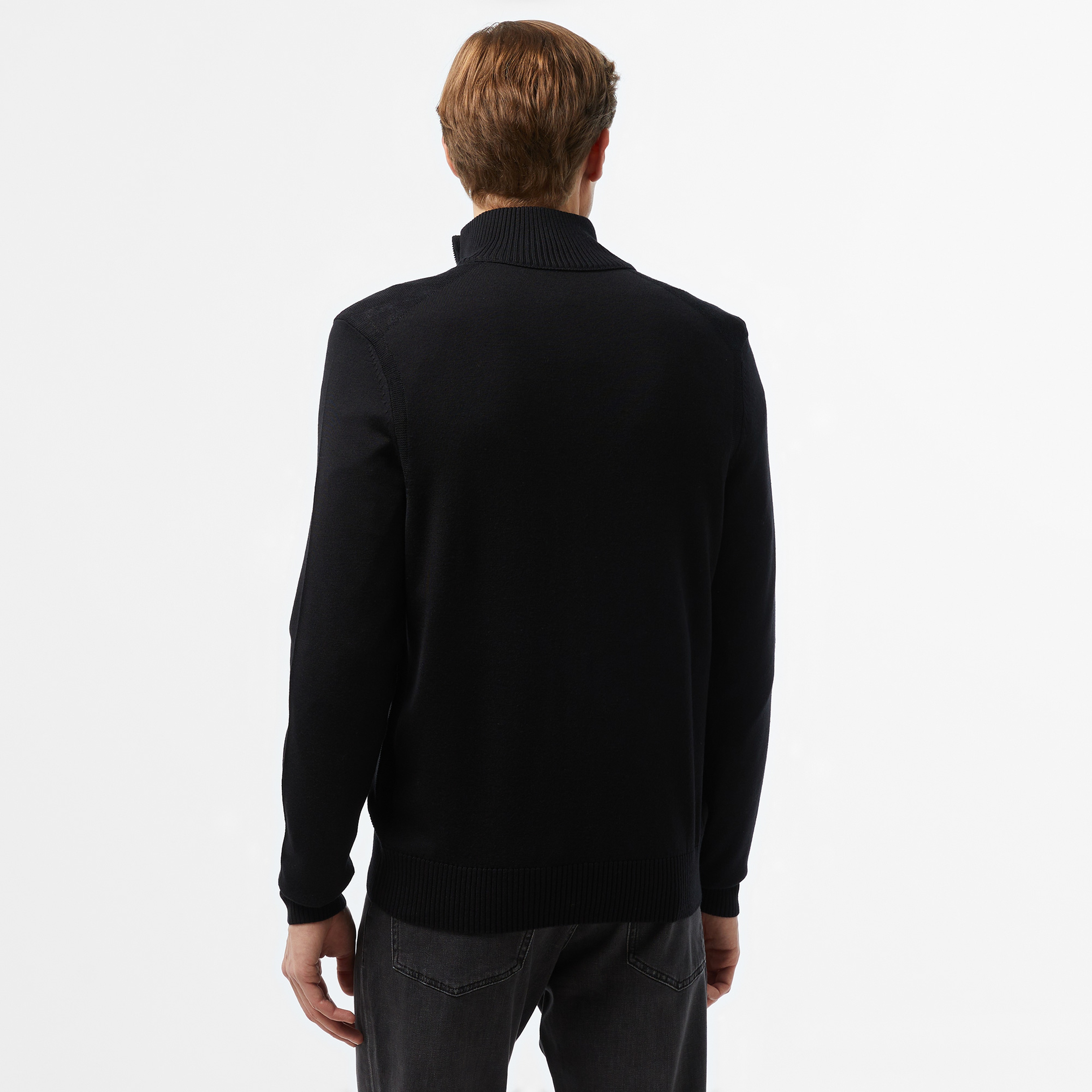 Boss Erkek Siyah Triko