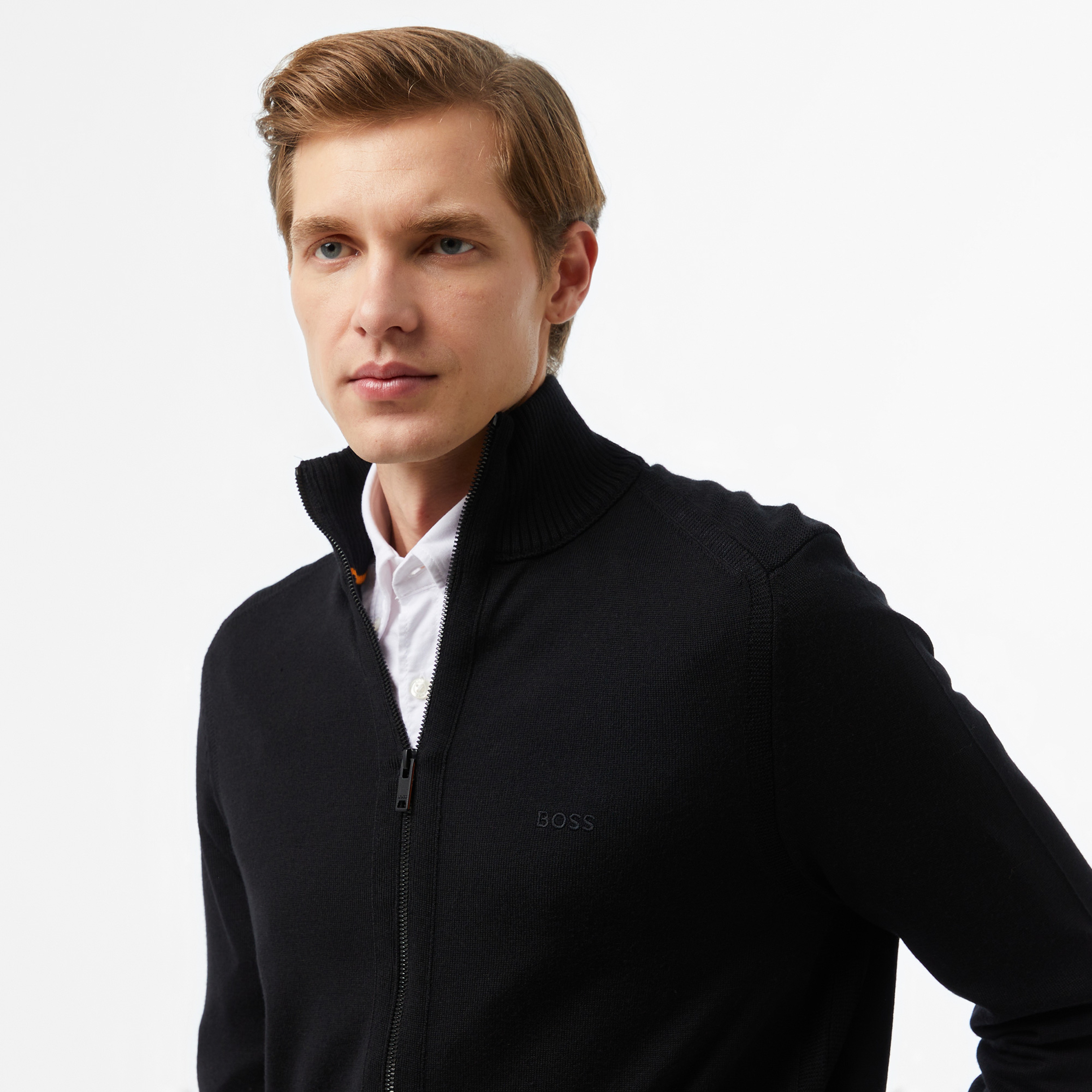 Boss Erkek Siyah Triko