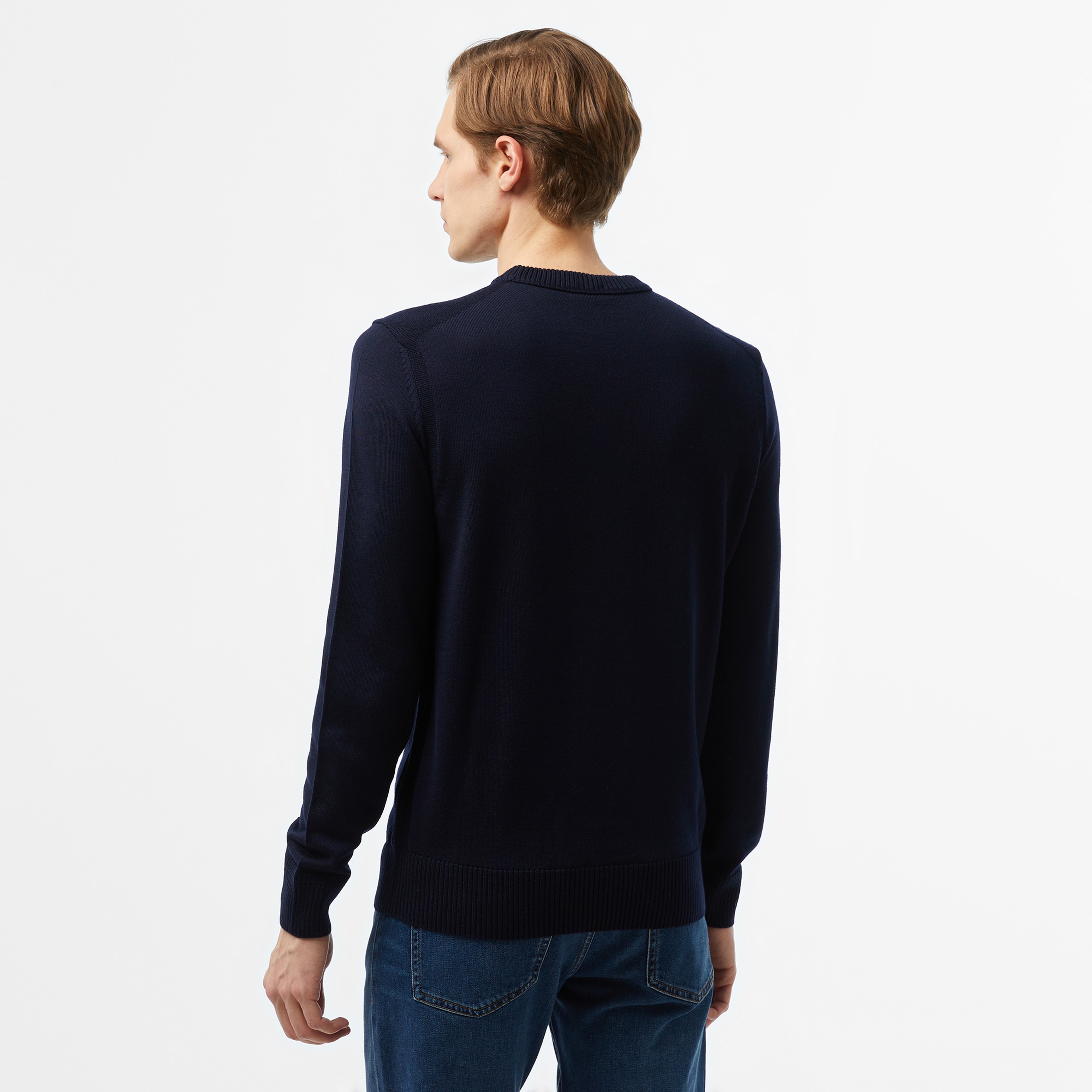 Boss Erkek Mavi Triko