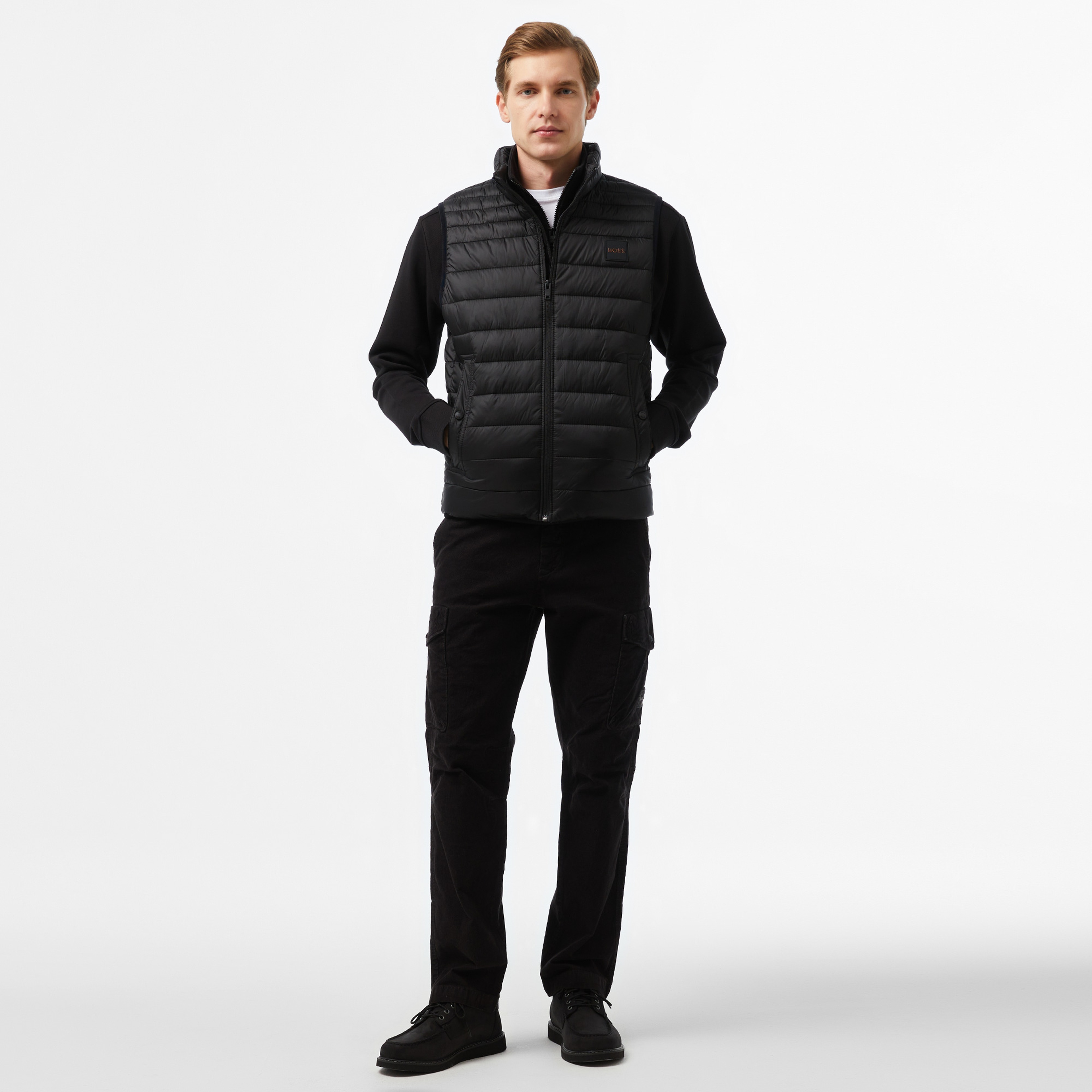 Boss Erkek Siyah Yelek