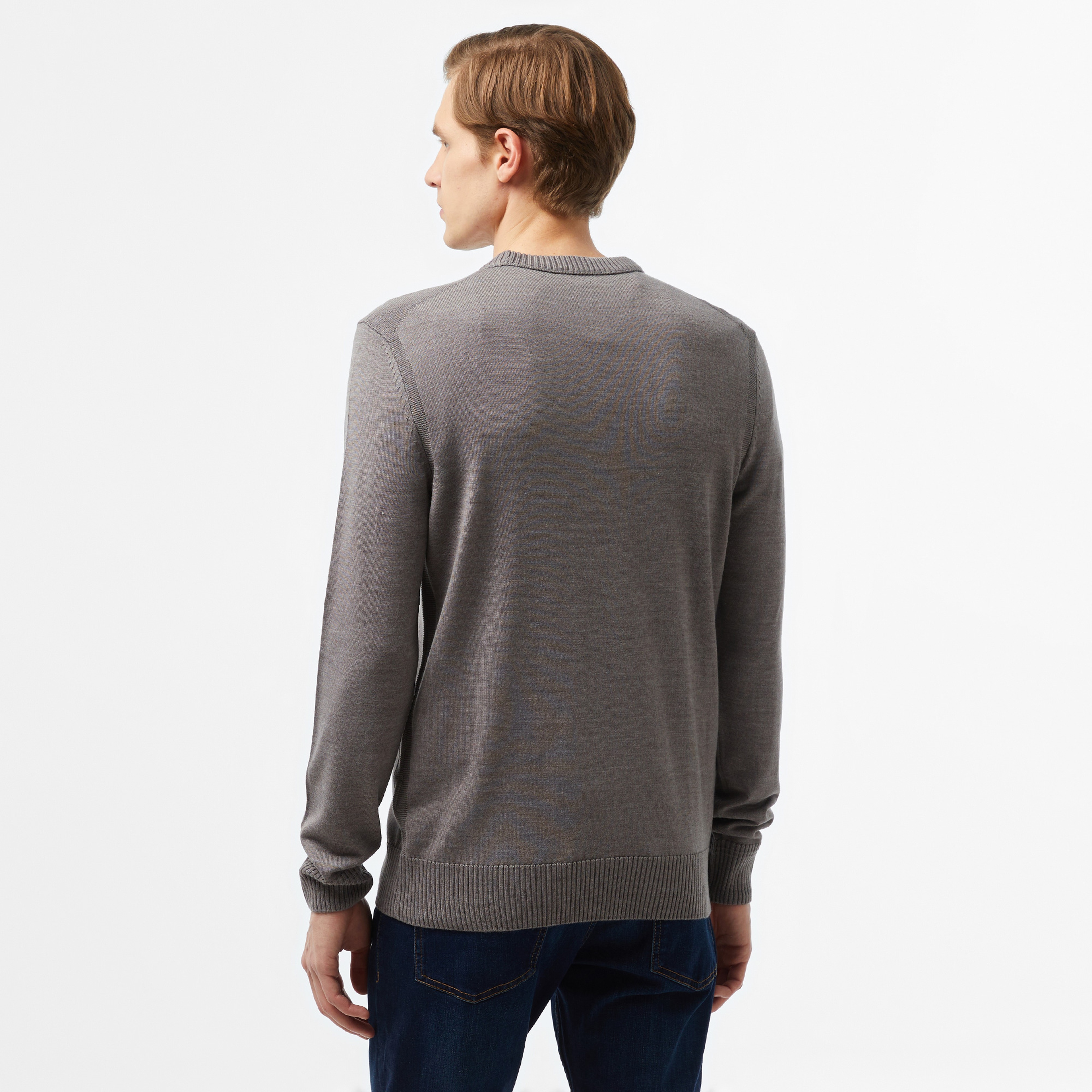 Boss Erkek Gri Kazak