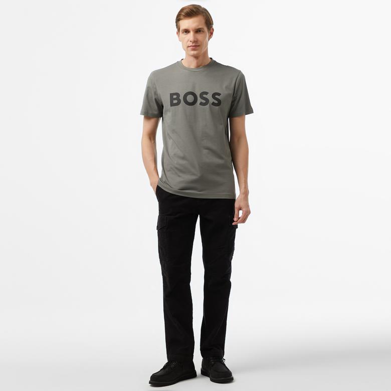 Boss Erkek Gri T-Shirt