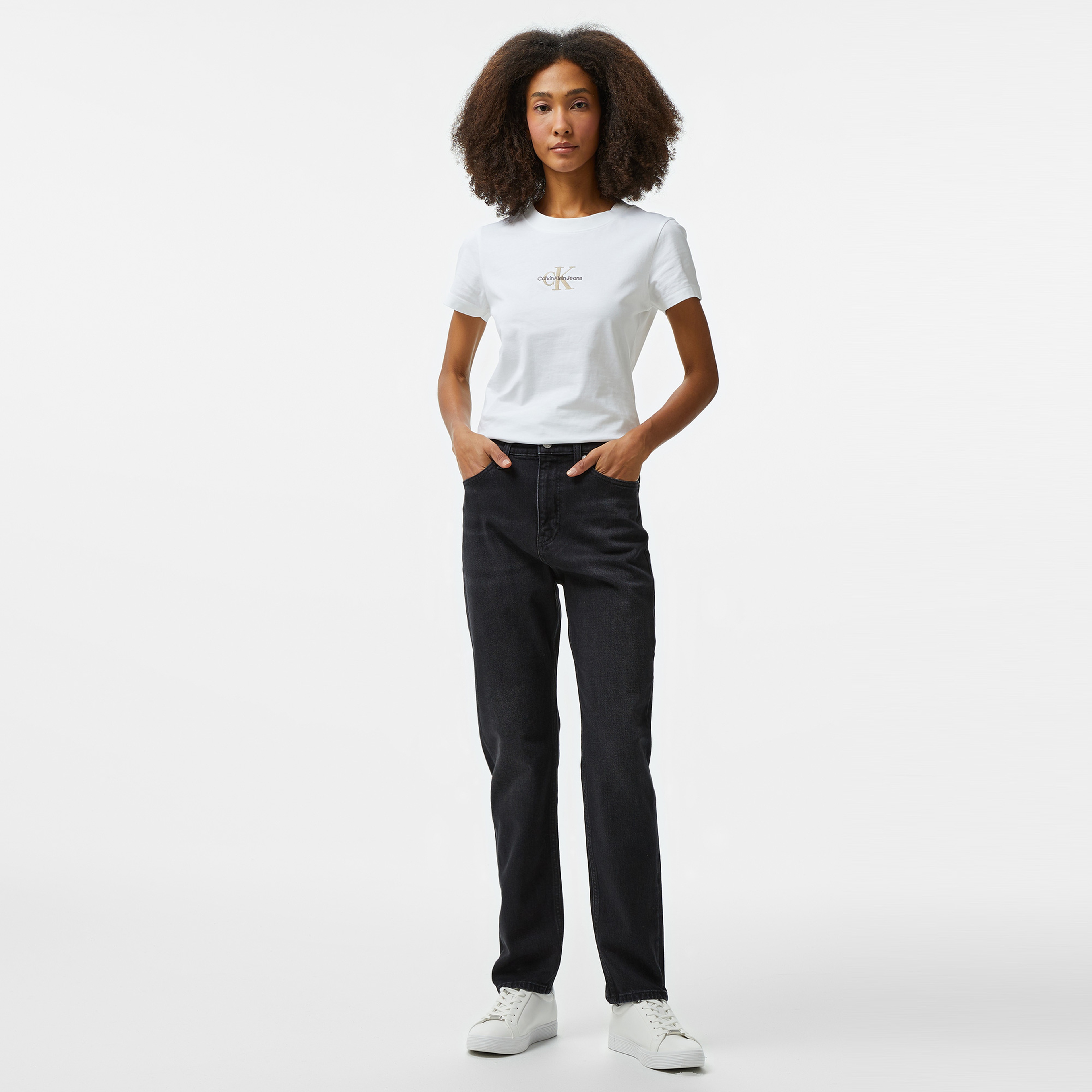 Calvin Klein Jeans Kadın Mavi Pantolon