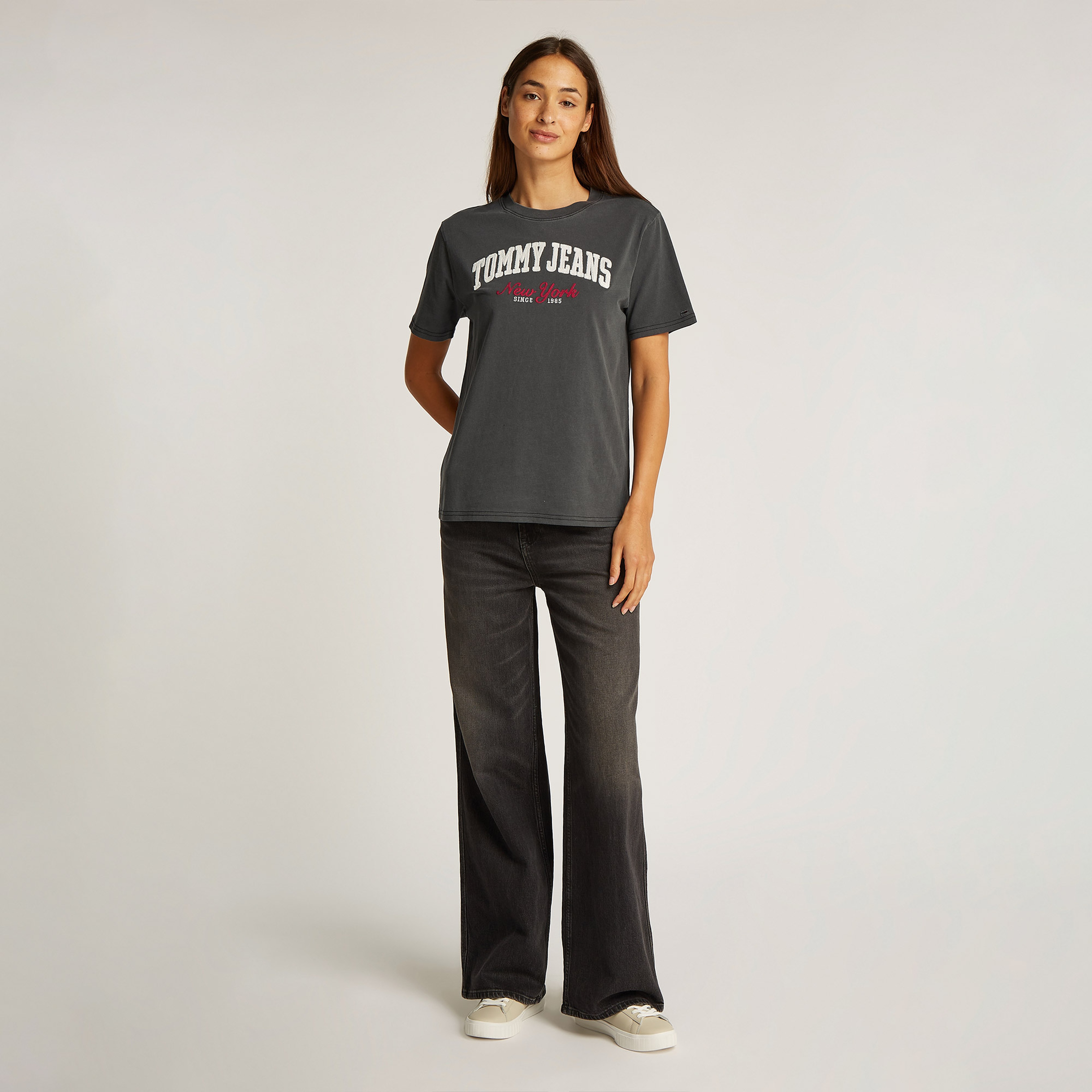 Tommy Hilfiger Kadın Siyah T-Shirt