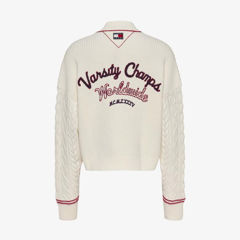 Tommy Hilfiger Kadın Gri Triko