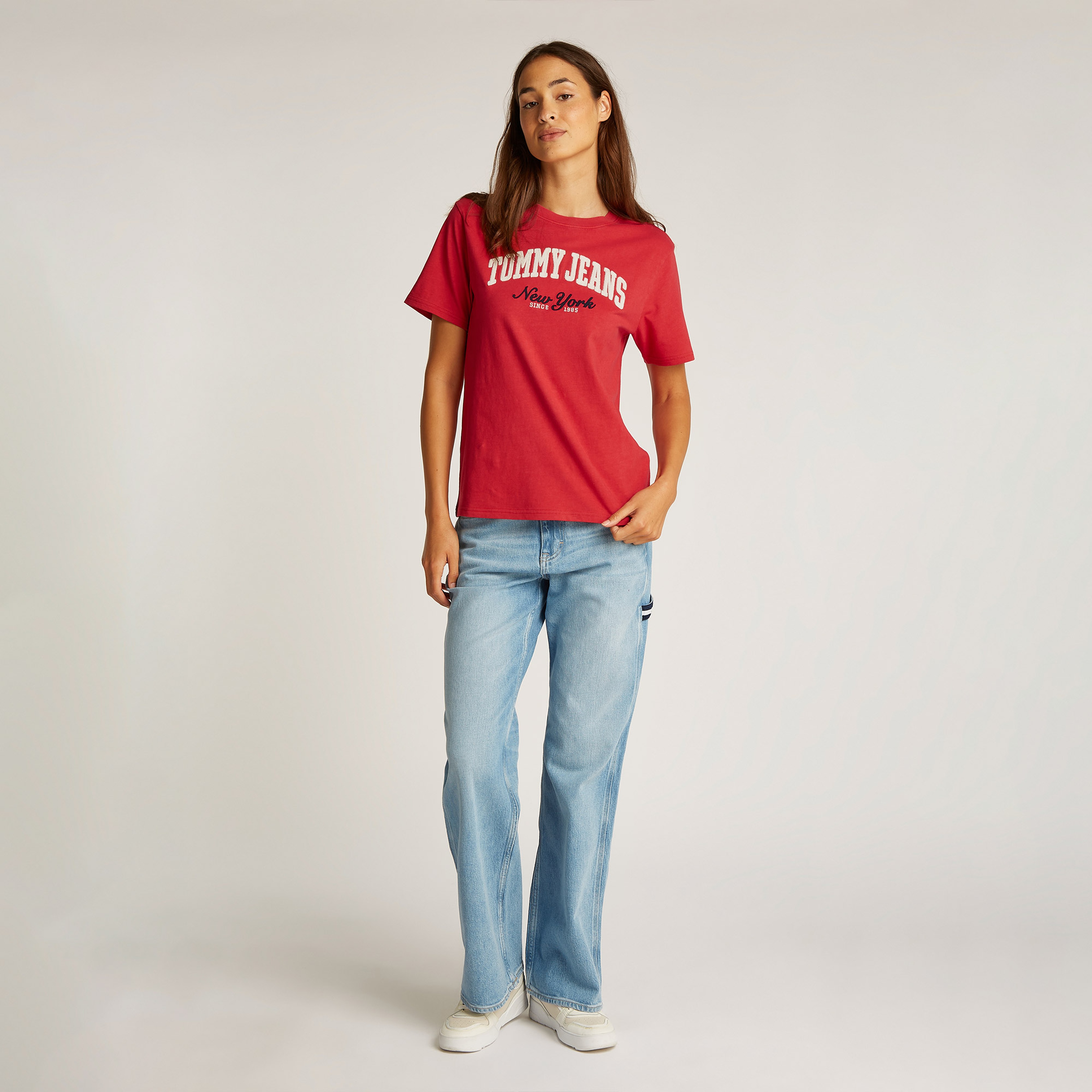 Tommy Hilfiger Kadın Kırmızı T-Shirt