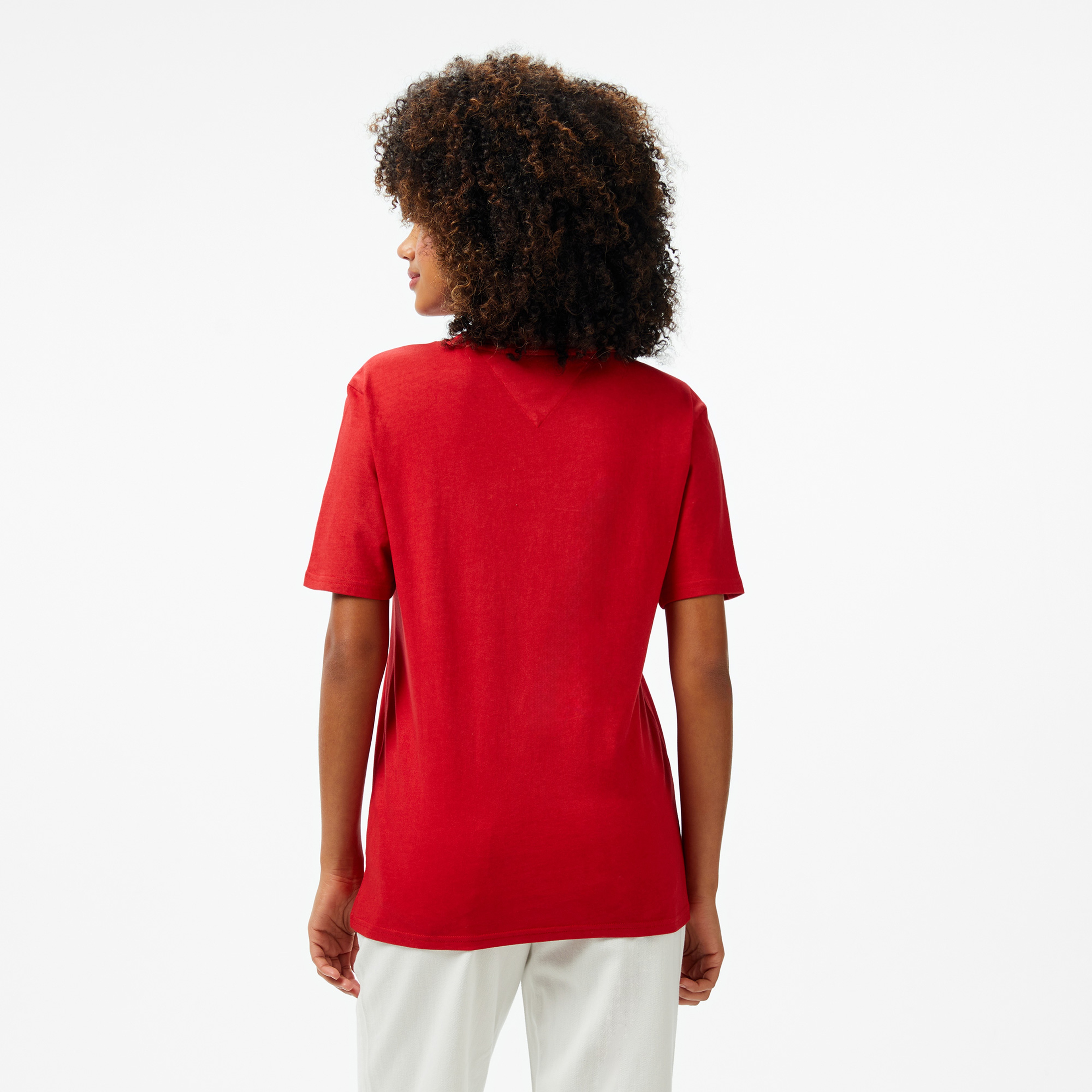 Tommy Hilfiger Kadın Kırmızı T-Shirt