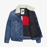 Tommy Jeans Erkek Mavi Mont