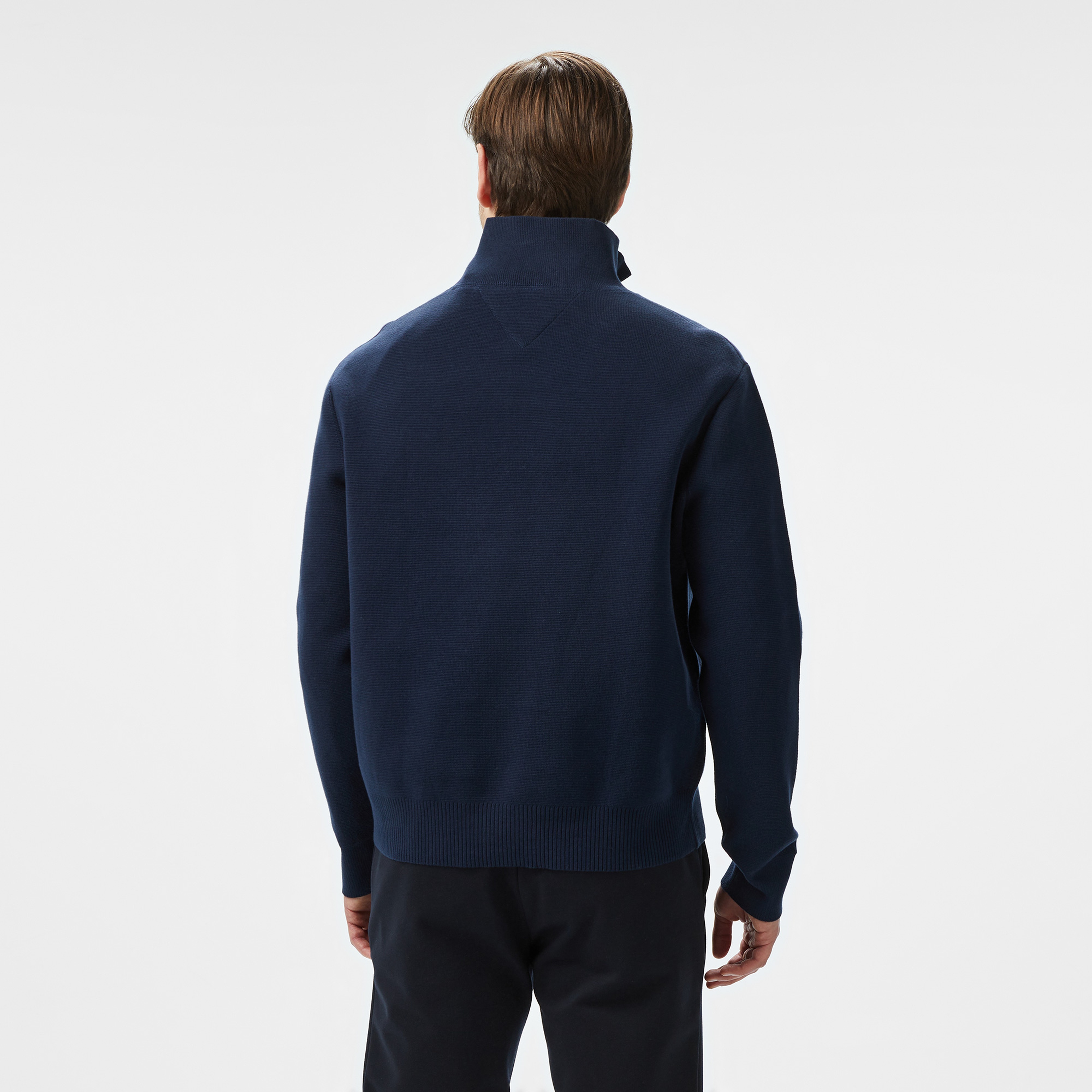 Tommy Jeans Erkek Mavi Triko