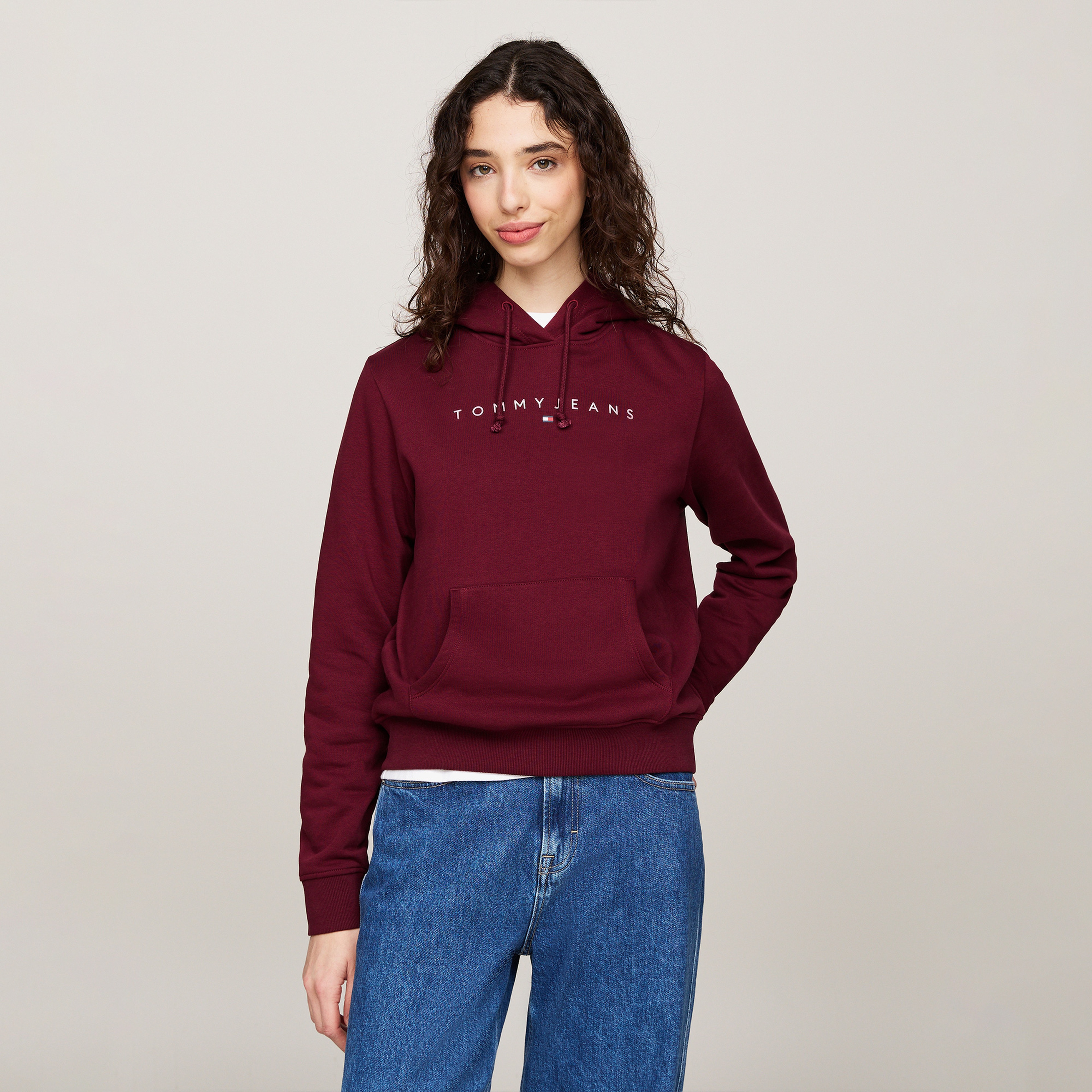 Tommy Jeans Kadın Mor Sweatshirt