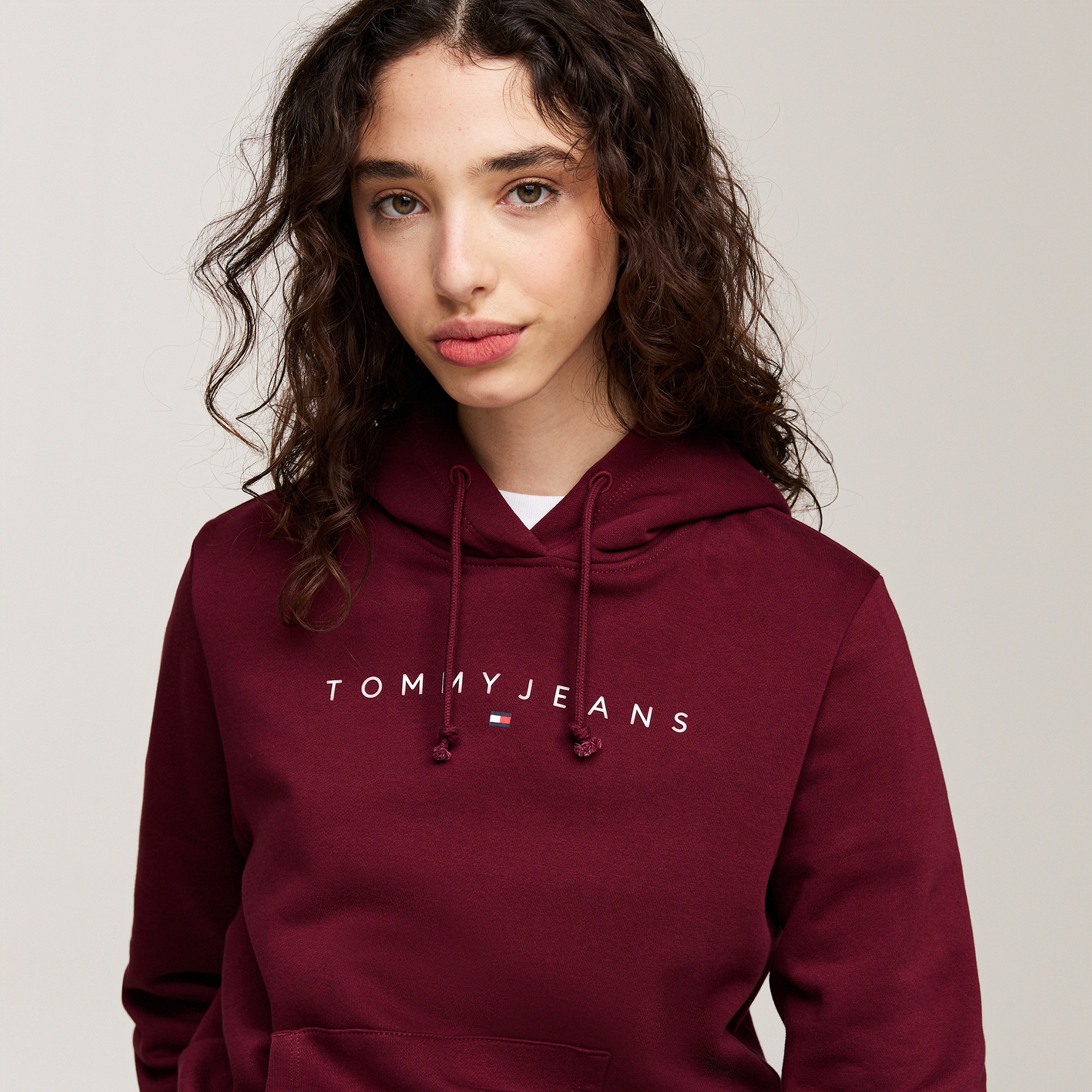 Tommy Jeans Kadın Mor Sweatshirt