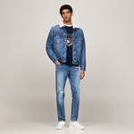 Tommy Jeans Erkek Mavi Mont