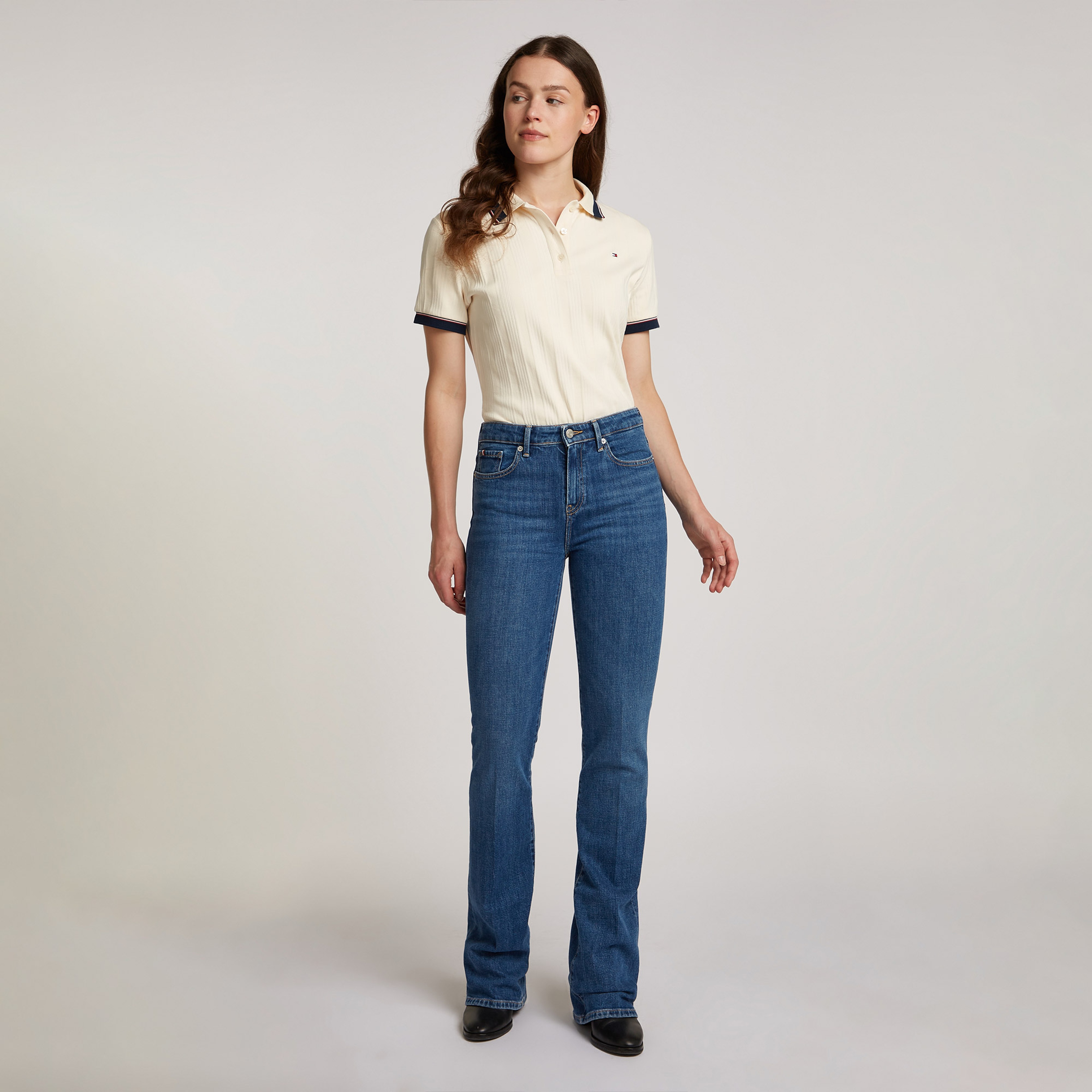 Tommy Hilfiger Kadın Mavi Pantolon