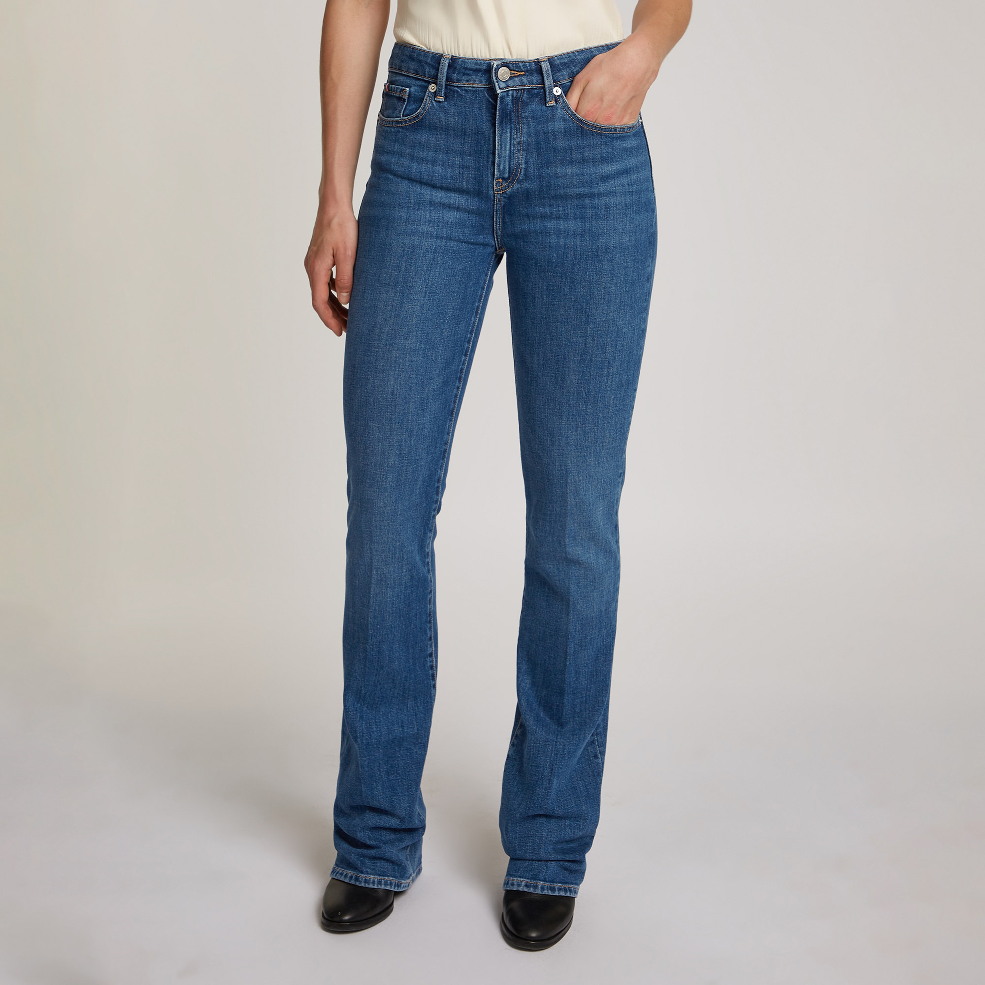 Tommy Hilfiger Kadın Mavi Pantolon