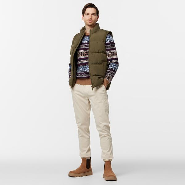 Tommy Jeans Erkek Bej Pantolon