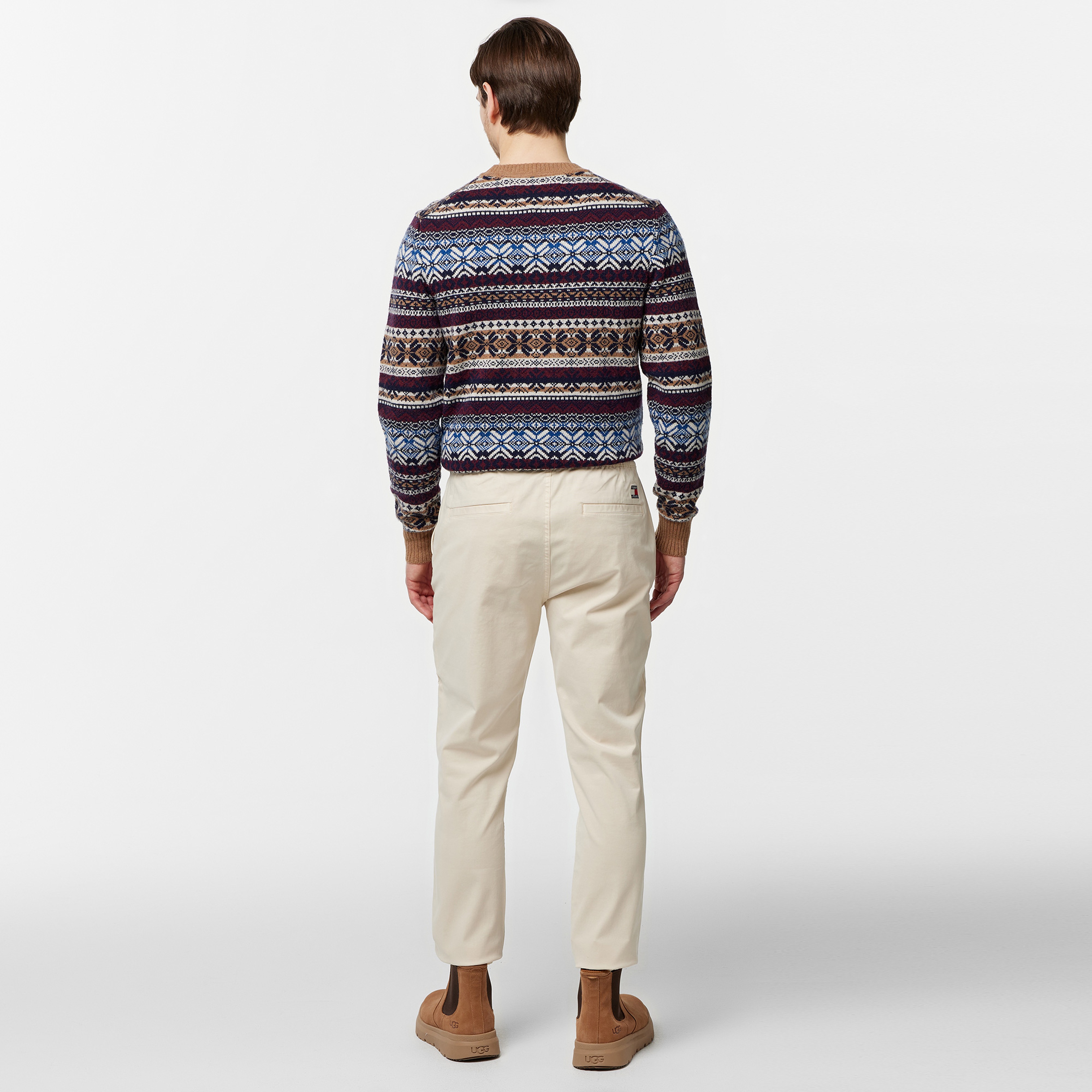 Tommy Jeans Erkek Bej Pantolon