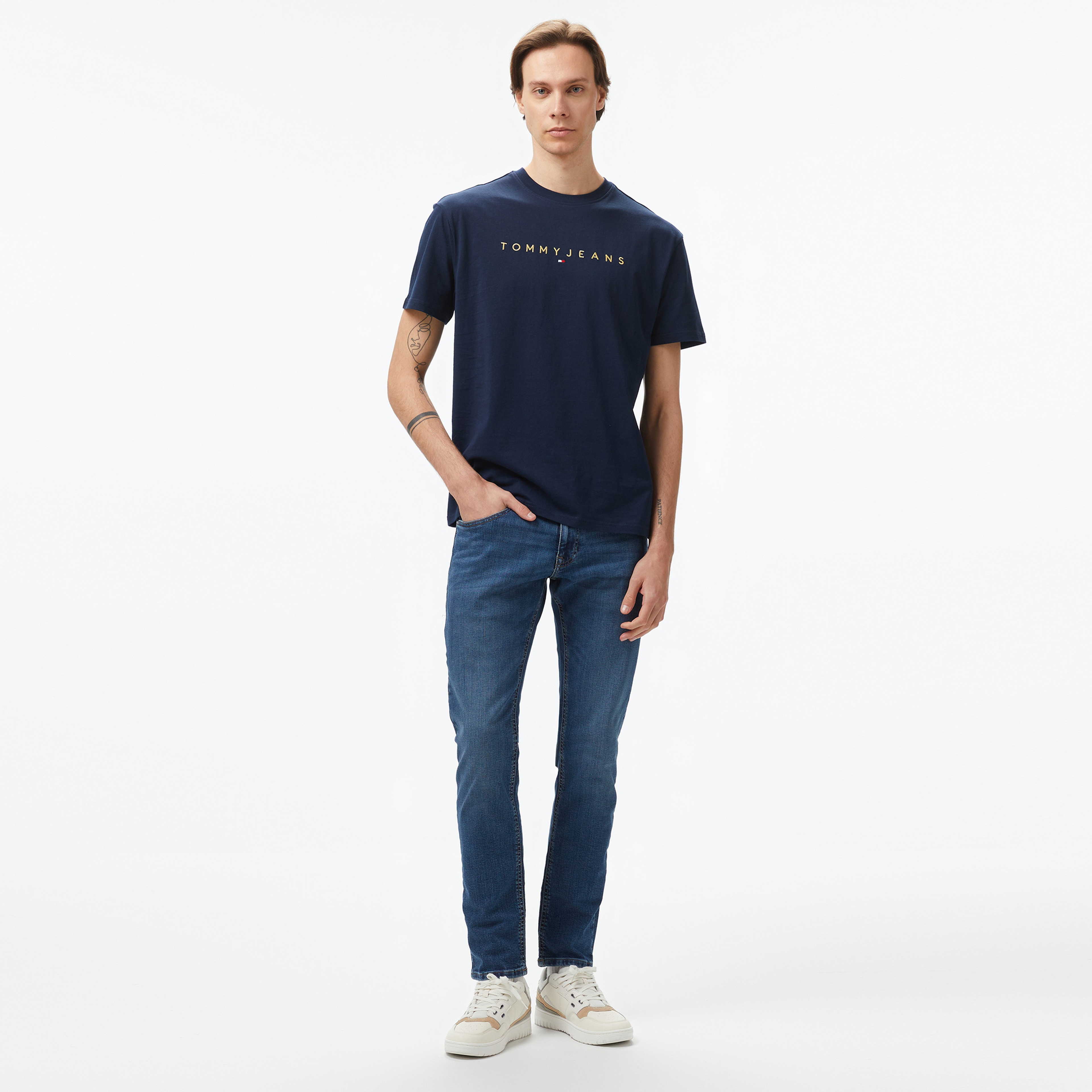 Tommy Jeans Erkek Mavi Jean