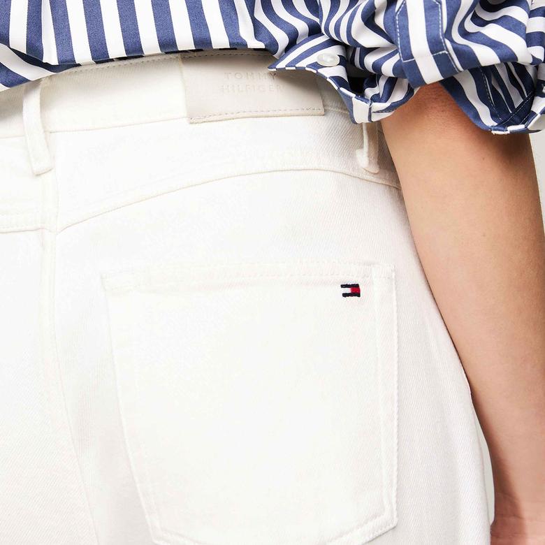 Tommy Hilfiger Kadın Beyaz Jean