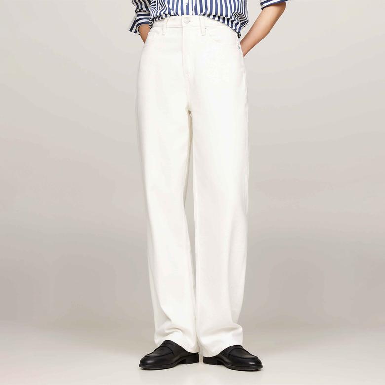 Tommy Hilfiger Kadın Beyaz Jean