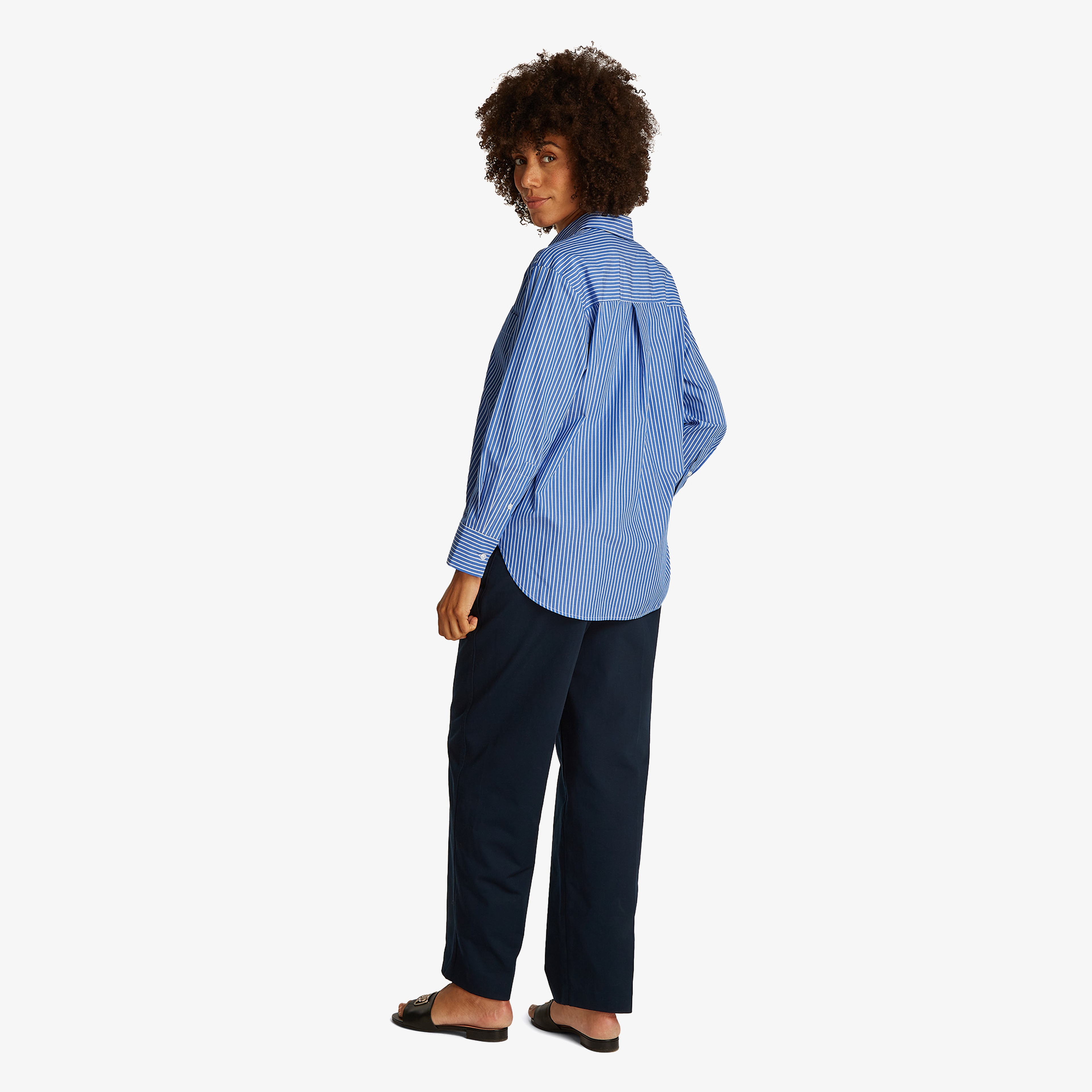 Tommy Hilfiger Kadın Mavi Gömlek