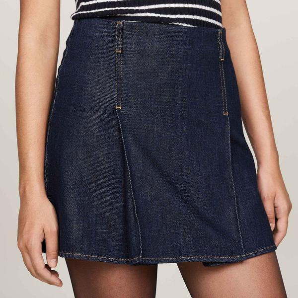 Tommy Hilfiger Kadın Mavi Etek