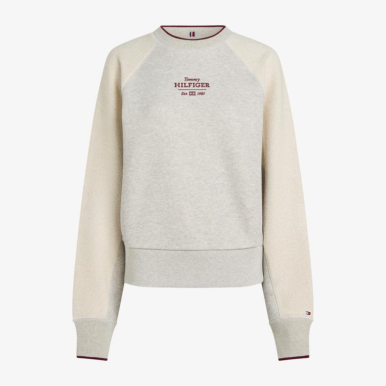 Tommy Hilfiger Kadın Beyaz Sweatshirt