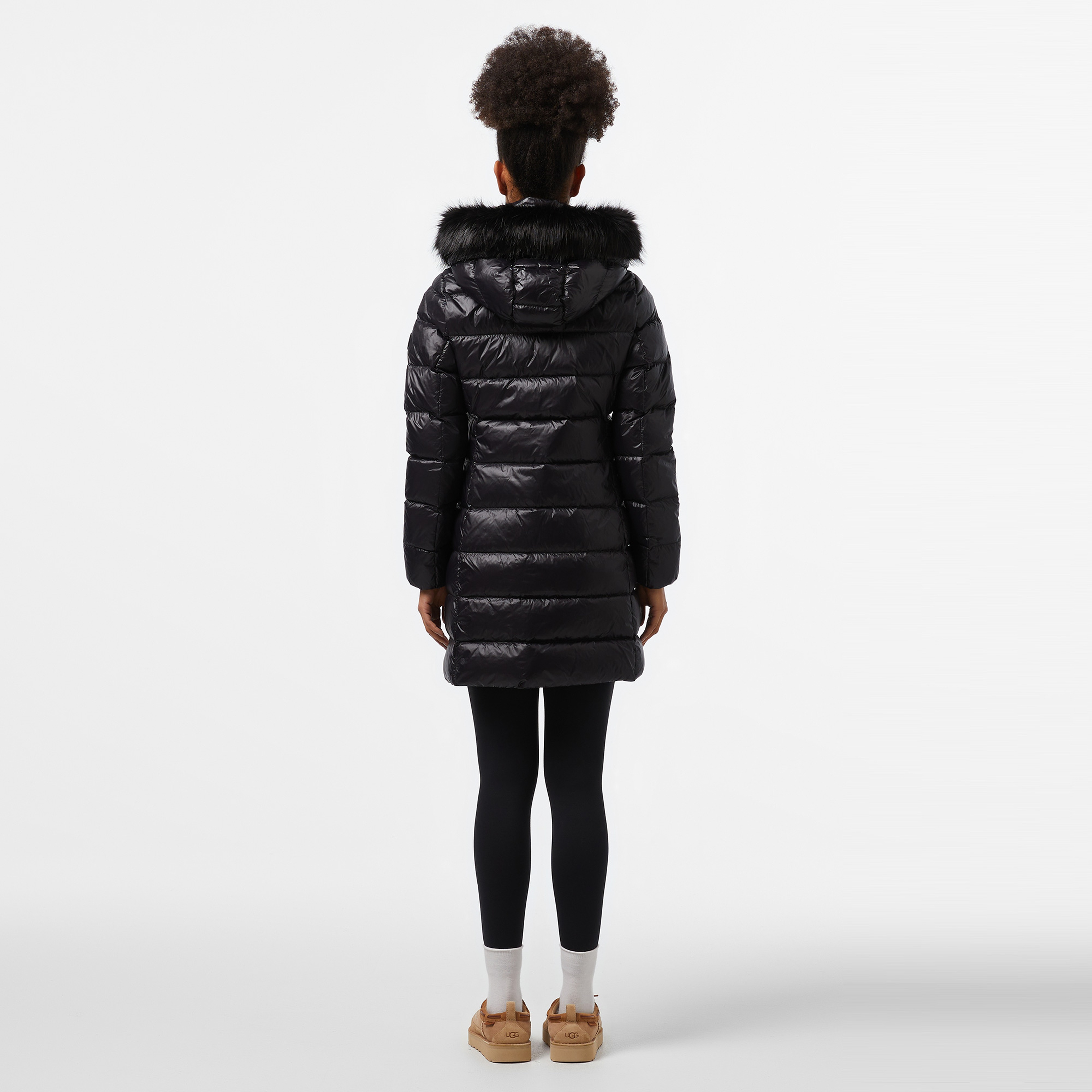 Tommy Hilfiger Kadın Siyah Mont