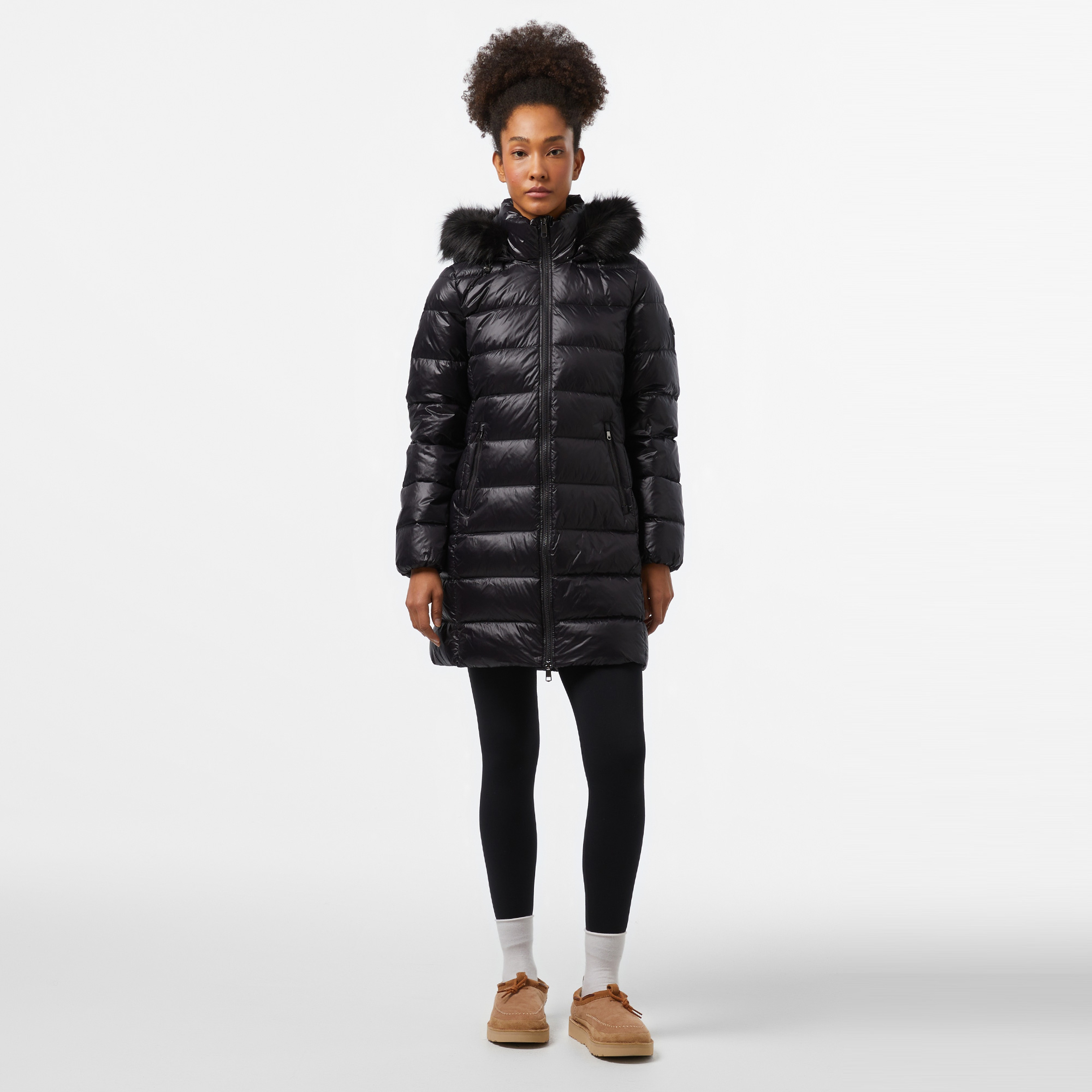 Tommy Hilfiger Kadın Siyah Mont