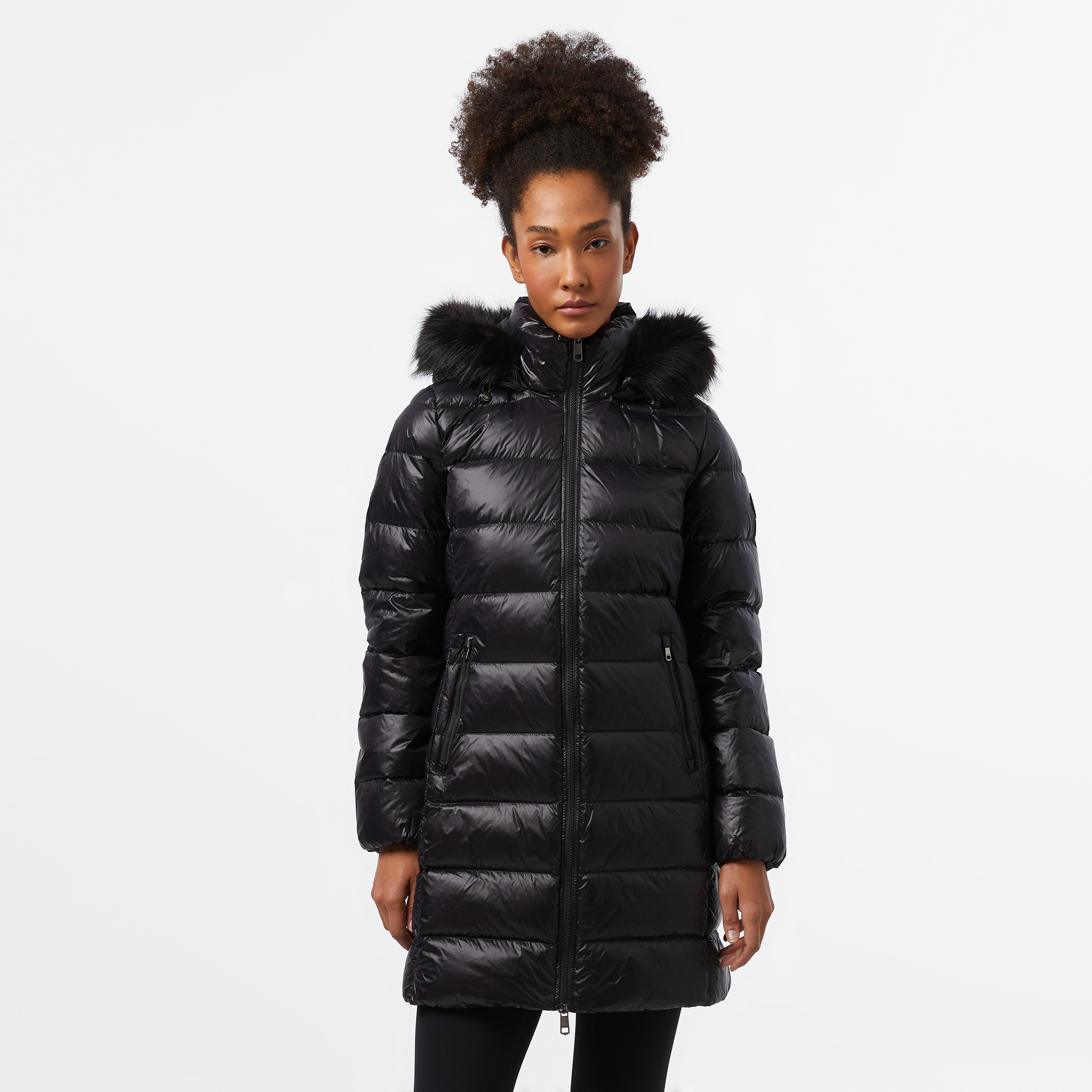 Tommy Hilfiger Kadın Siyah Mont