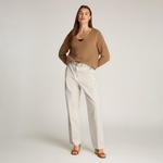 Tommy Hilfiger Kadın Krem Pantolon