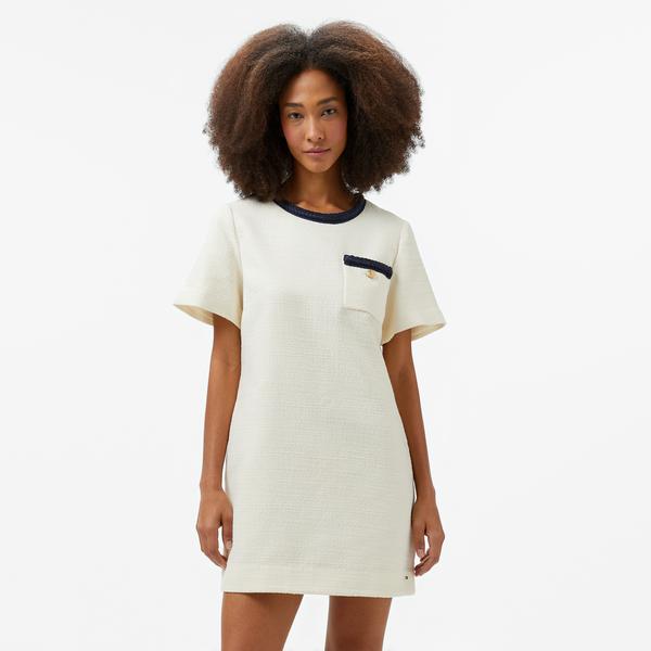 Tommy Hilfiger Kadın Beyaz Elbise