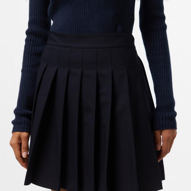 Tommy Hilfiger Kadın Mavi Etek