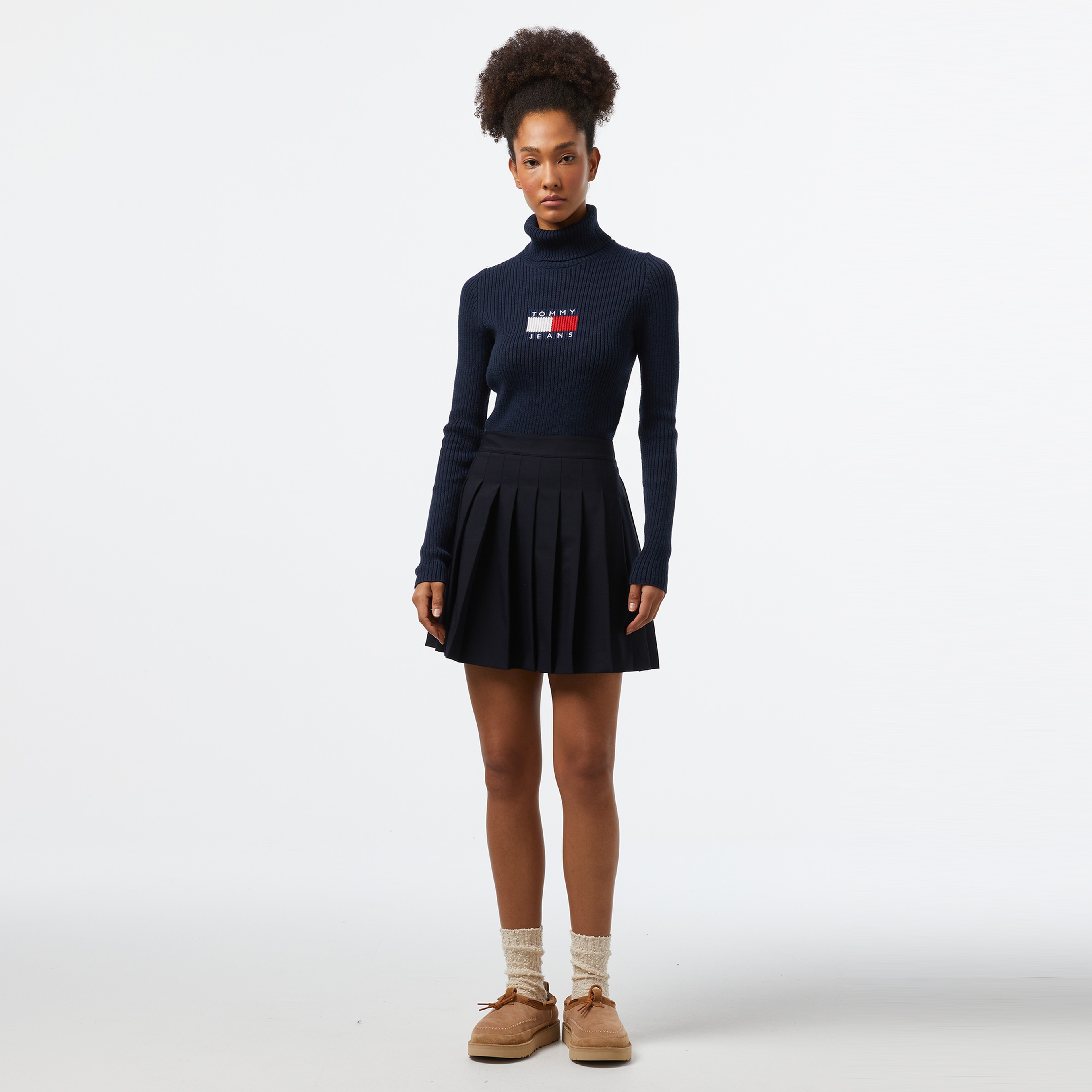 Tommy Hilfiger Kadın Mavi Etek