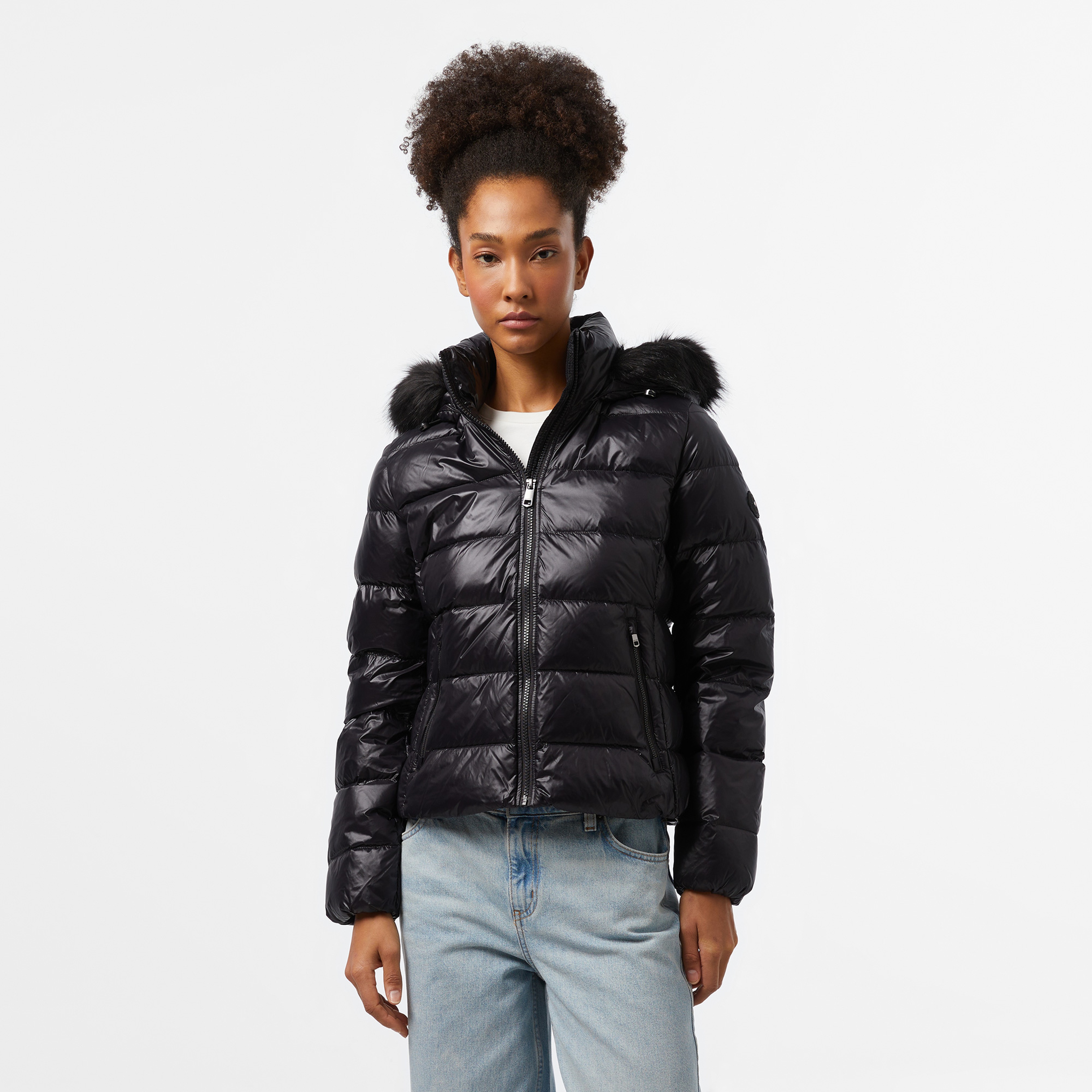 Tommy Hilfiger Kadın Siyah Mont