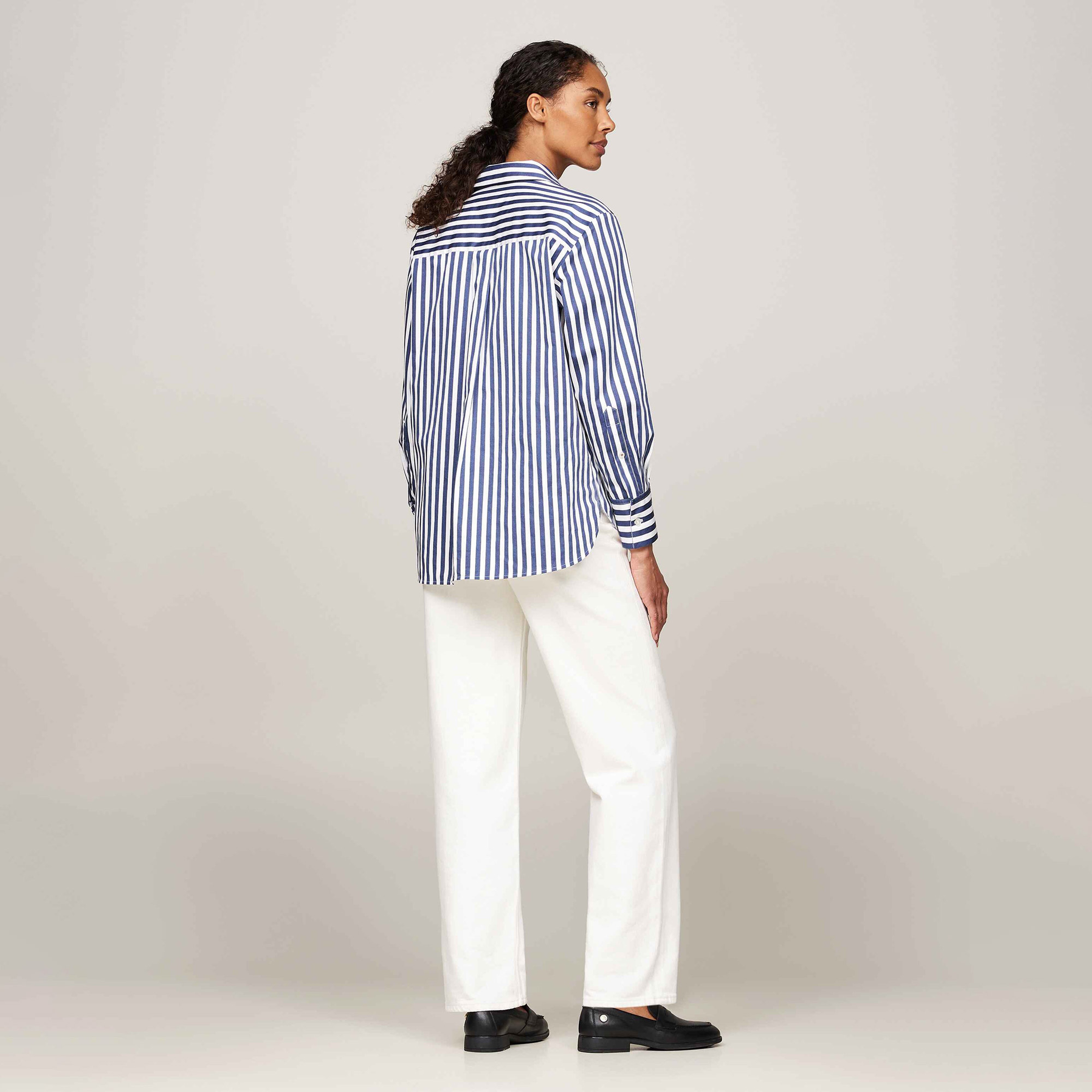 Tommy Hilfiger Kadın Beyaz Gömlek