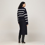 Tommy Hilfiger Kadın Mavi Triko