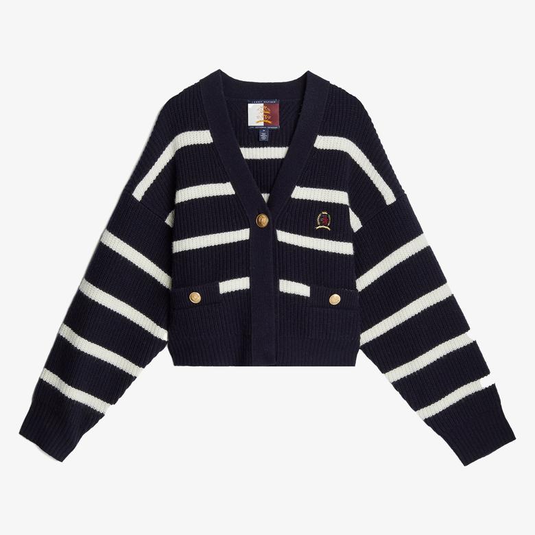 Tommy Hilfiger Kadın Mavi Triko