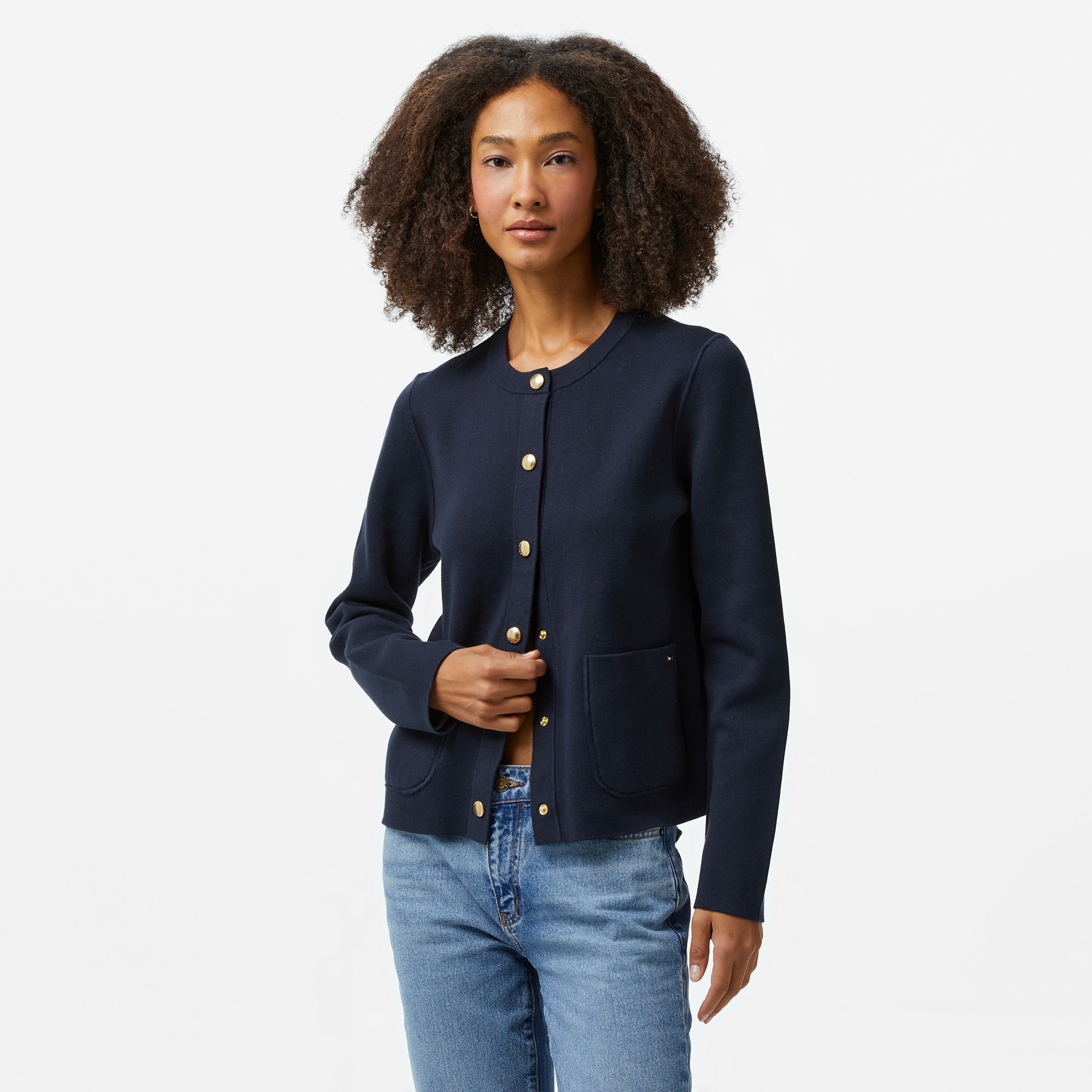 Tommy Hilfiger Kadın Bej Triko